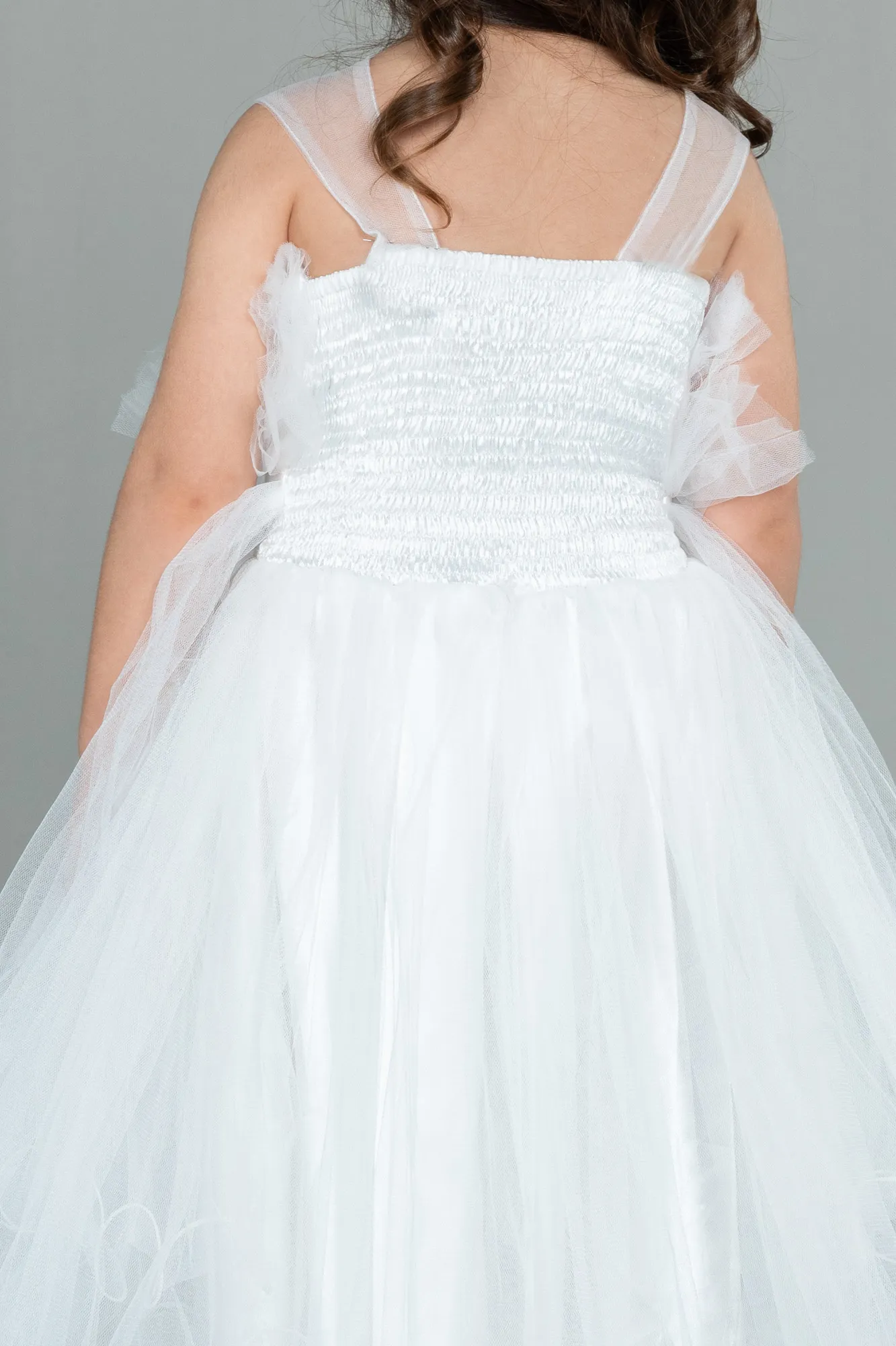 Front Short Back Long Girl Dress ABO100