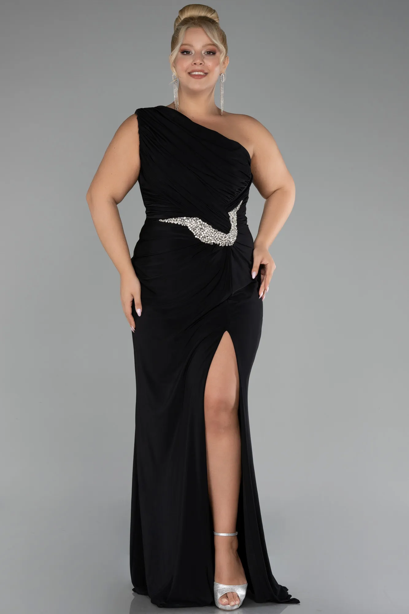 Long Plus Size Engagement Dress ABU4148
