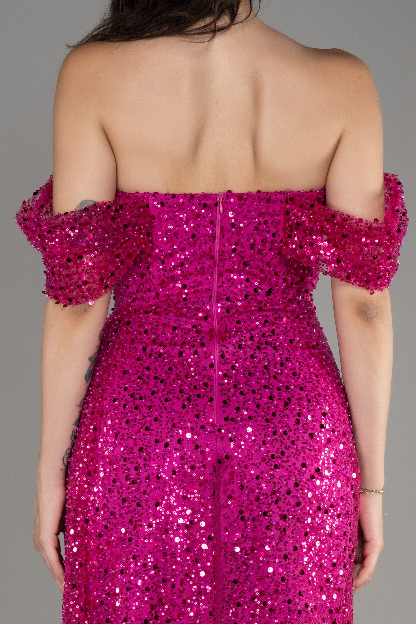 Long Scaly Evening Dress ABU3577