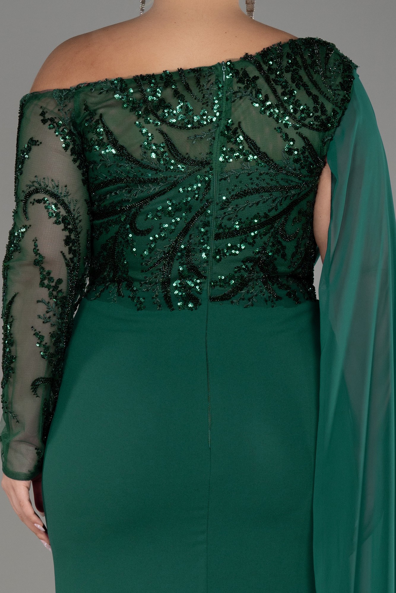 Long Dantelle Plus Size Evening Dress ABU3512