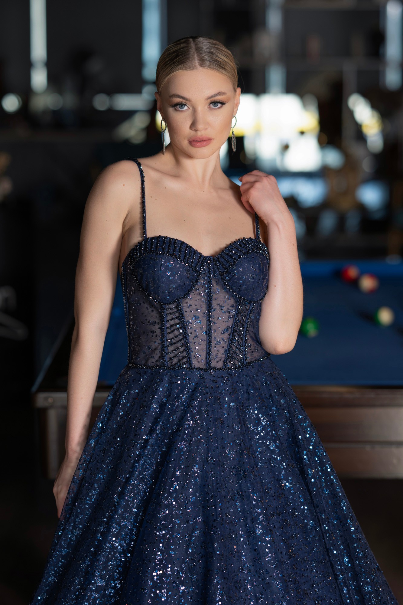 Long Haute Couture Dress ABU3556