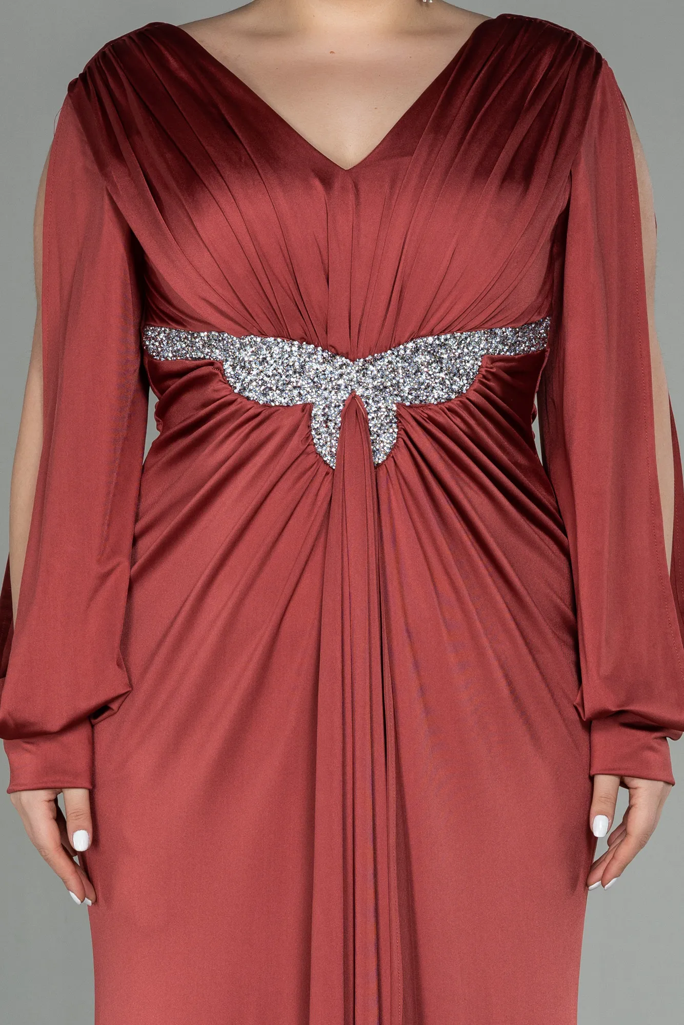 Long Plus Size Evening Dress ABU2866