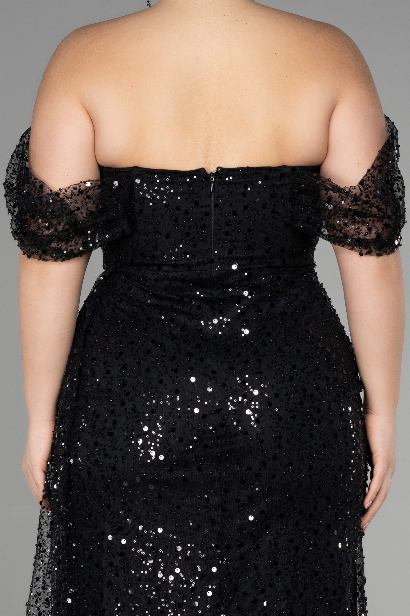 Long Scaly Plus Size Engagement Dress ABU3579