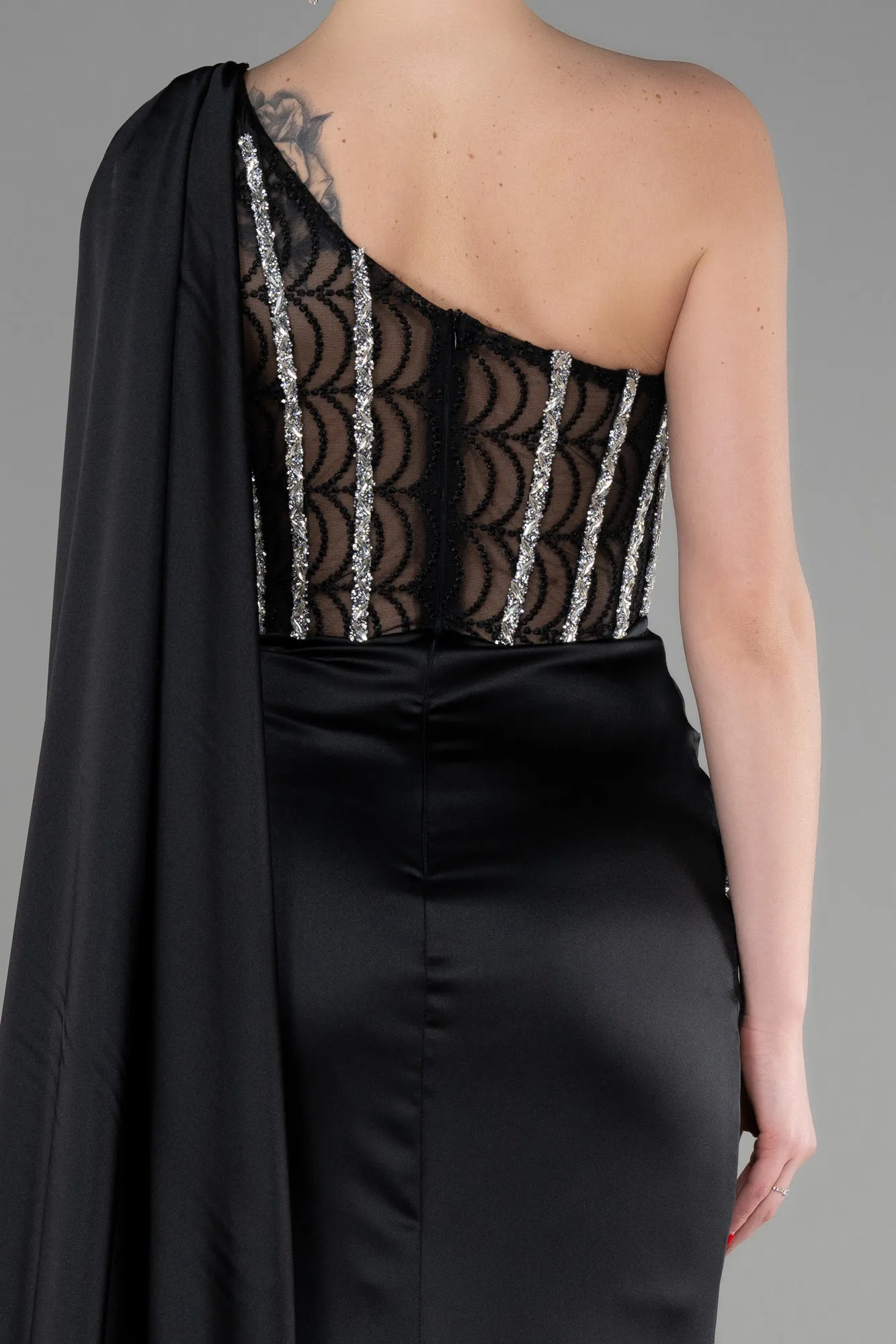 Long Satin Evening Dress ABU3603