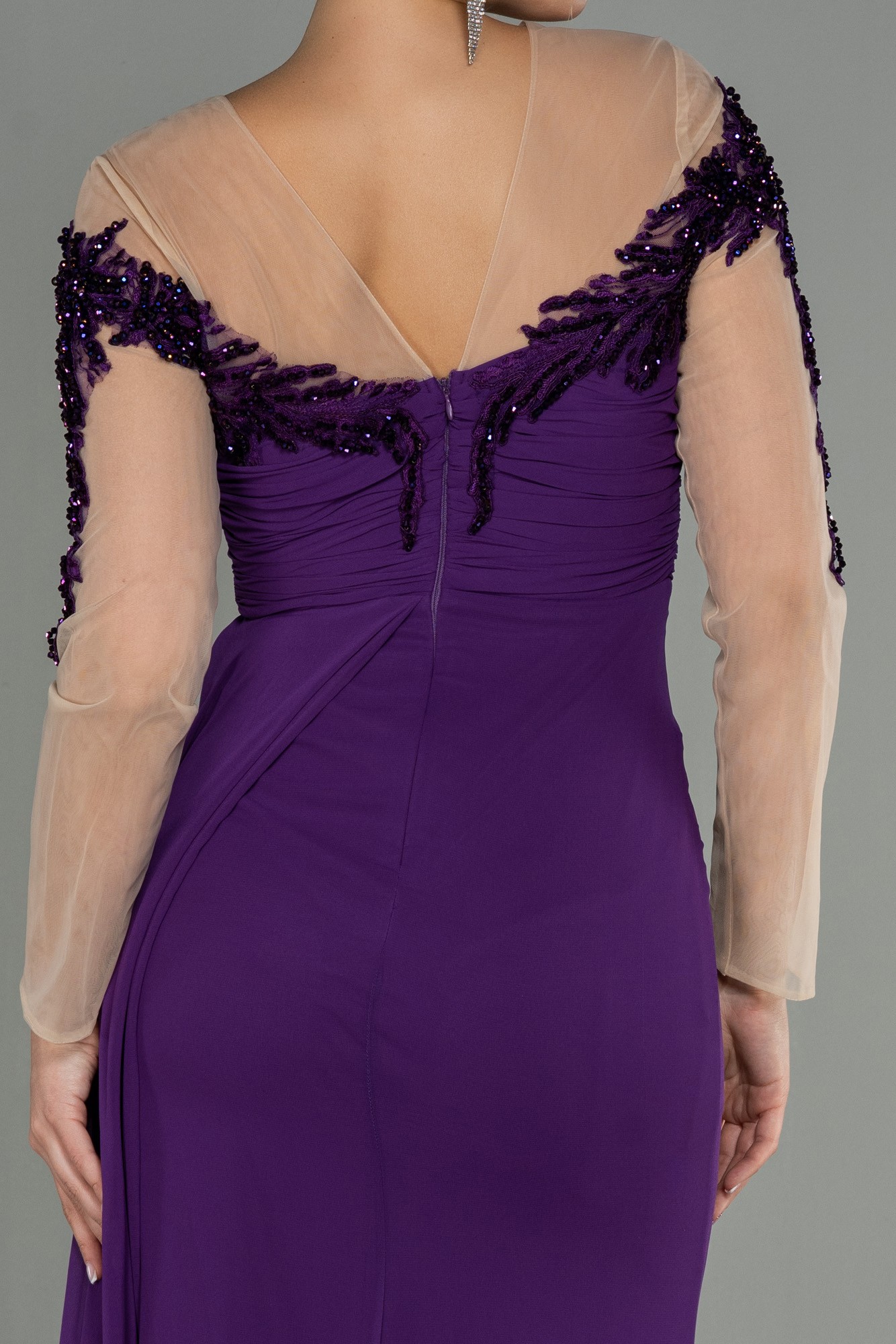 Long Chiffon Evening Dress ABU3012