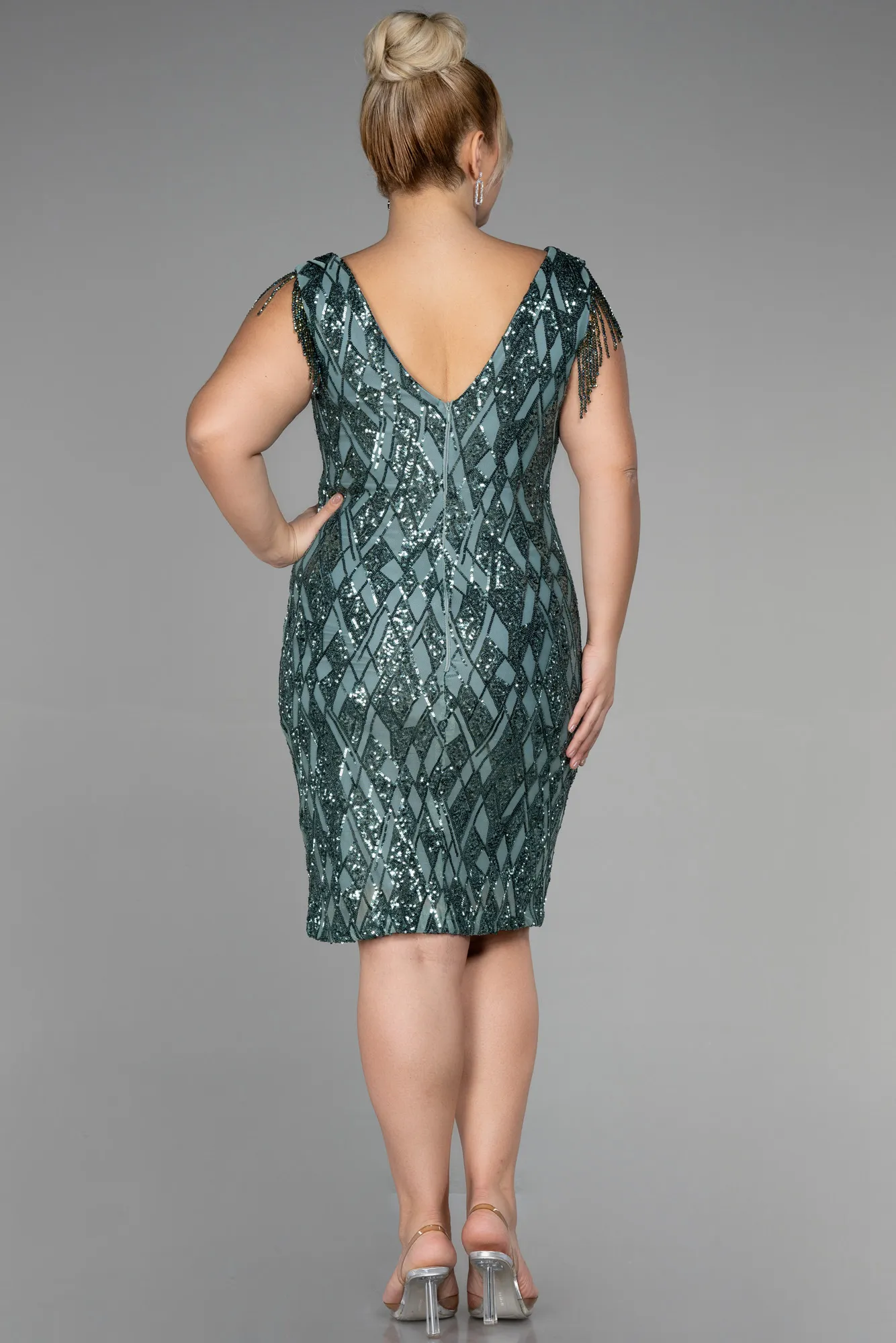 Midi Plus Size Invitation Dress ABK1873
