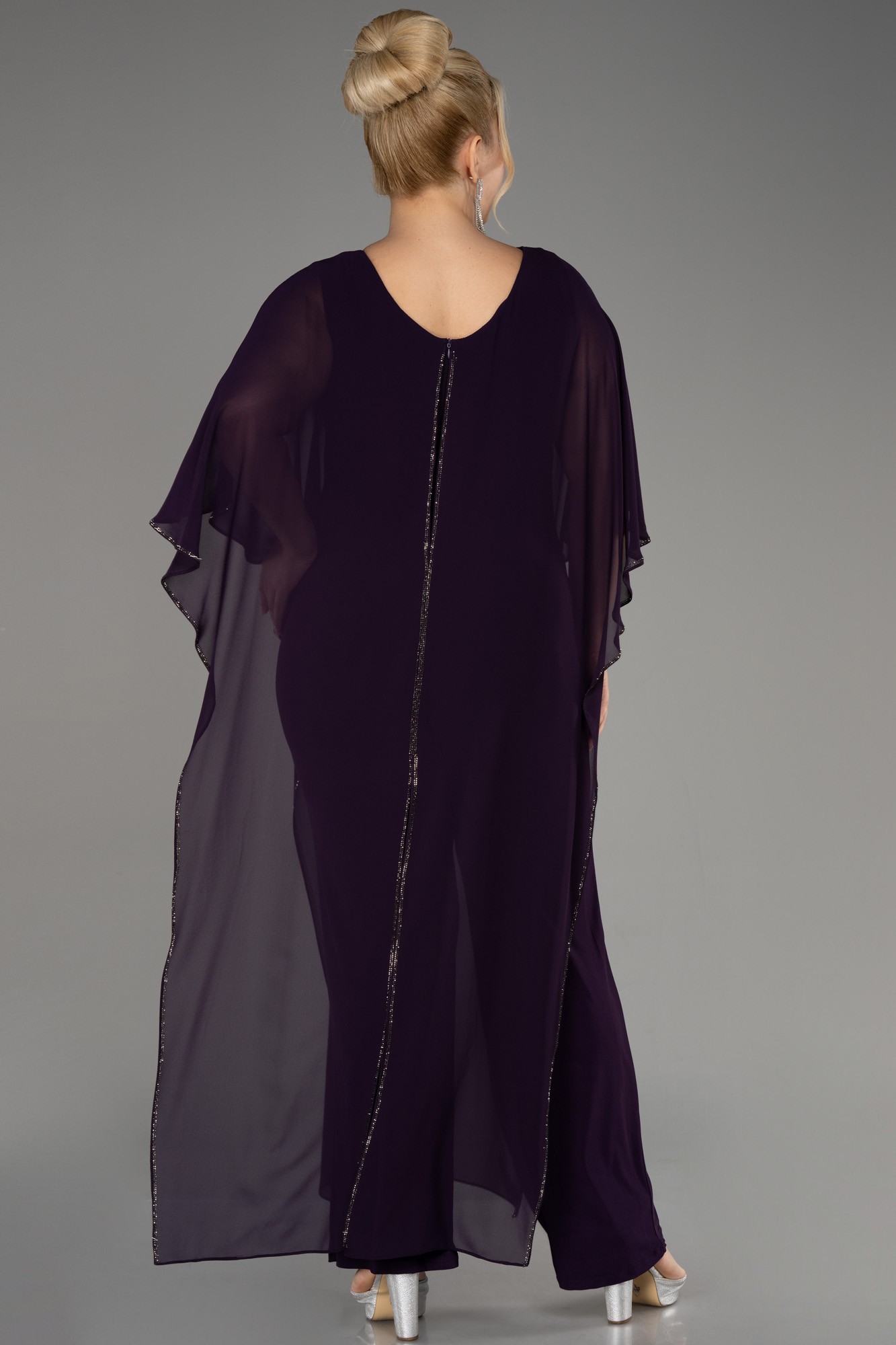 Chiffon Plus Size Cocktail Dress ABT112