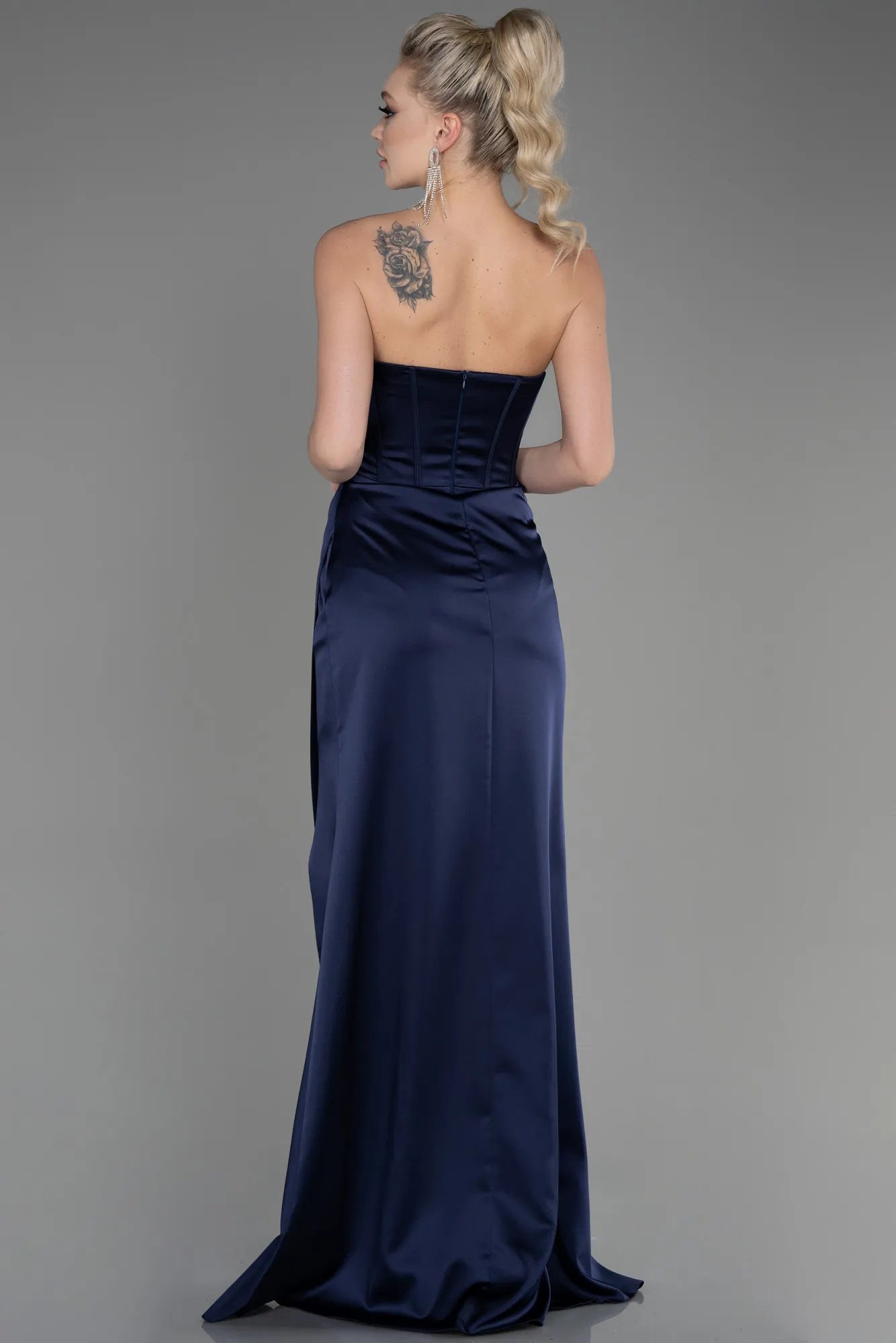 Long Satin Evening Dress ABU3706