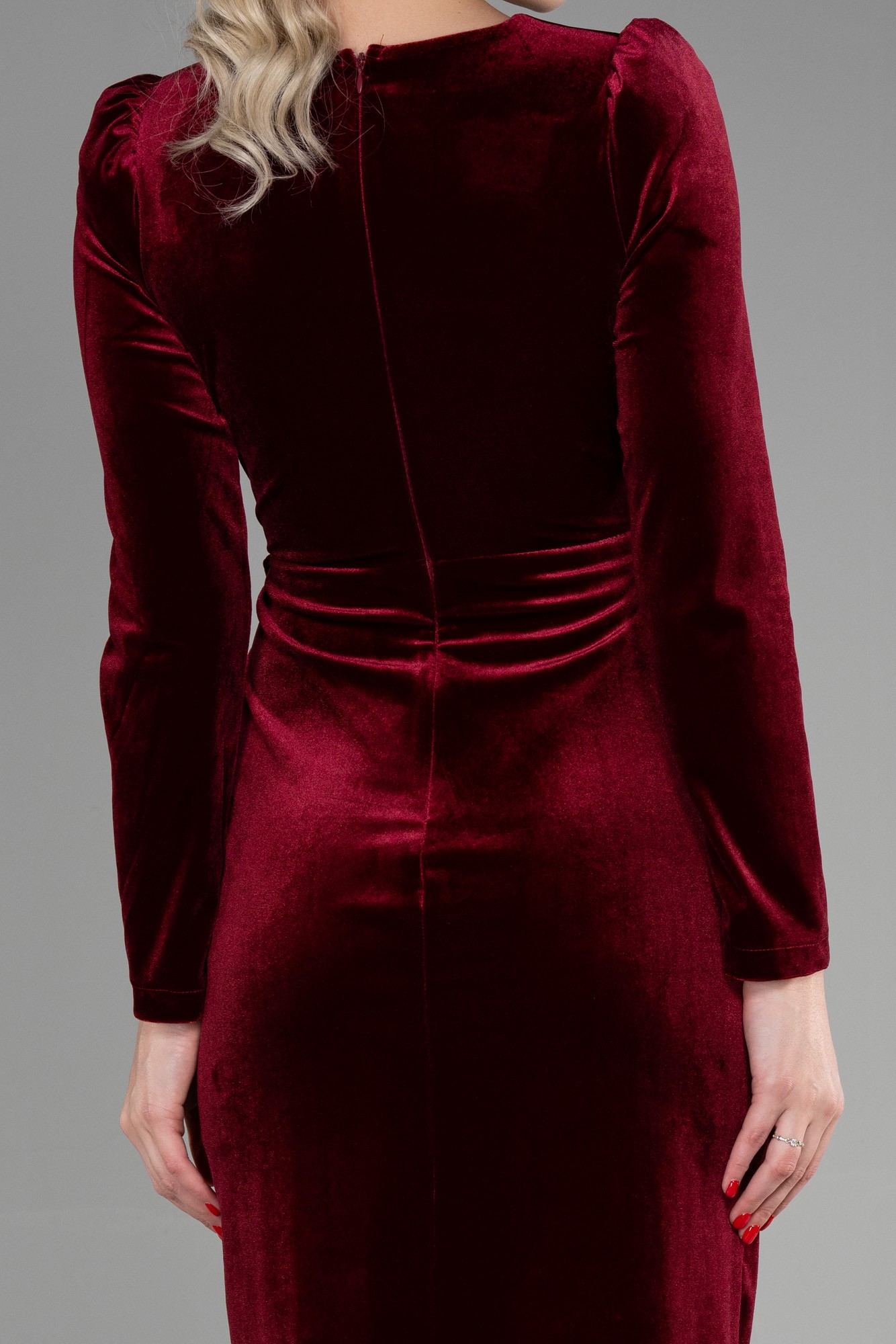 Midi Velvet Invitation Dress ABK1896