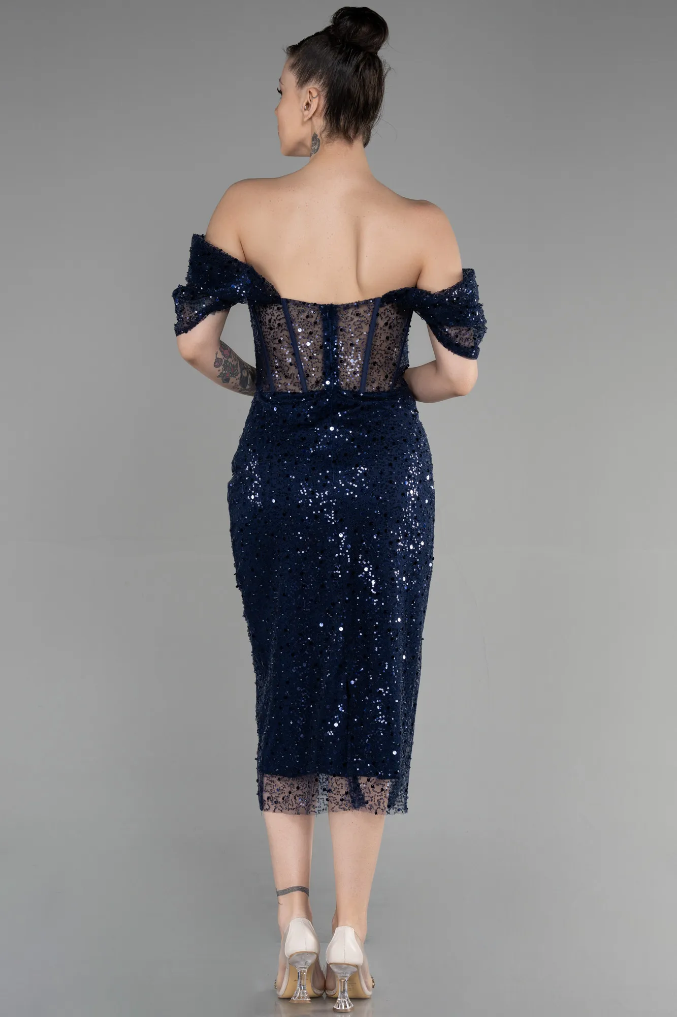Midi Scaly Party Dress ABK1939