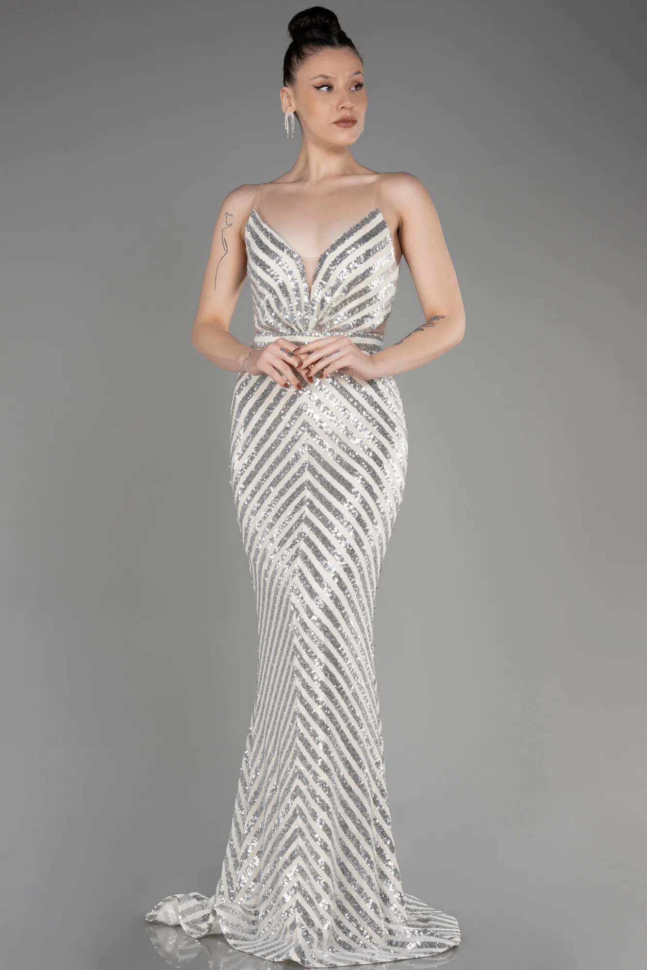 Long Mermaid Evening Dress ABU892