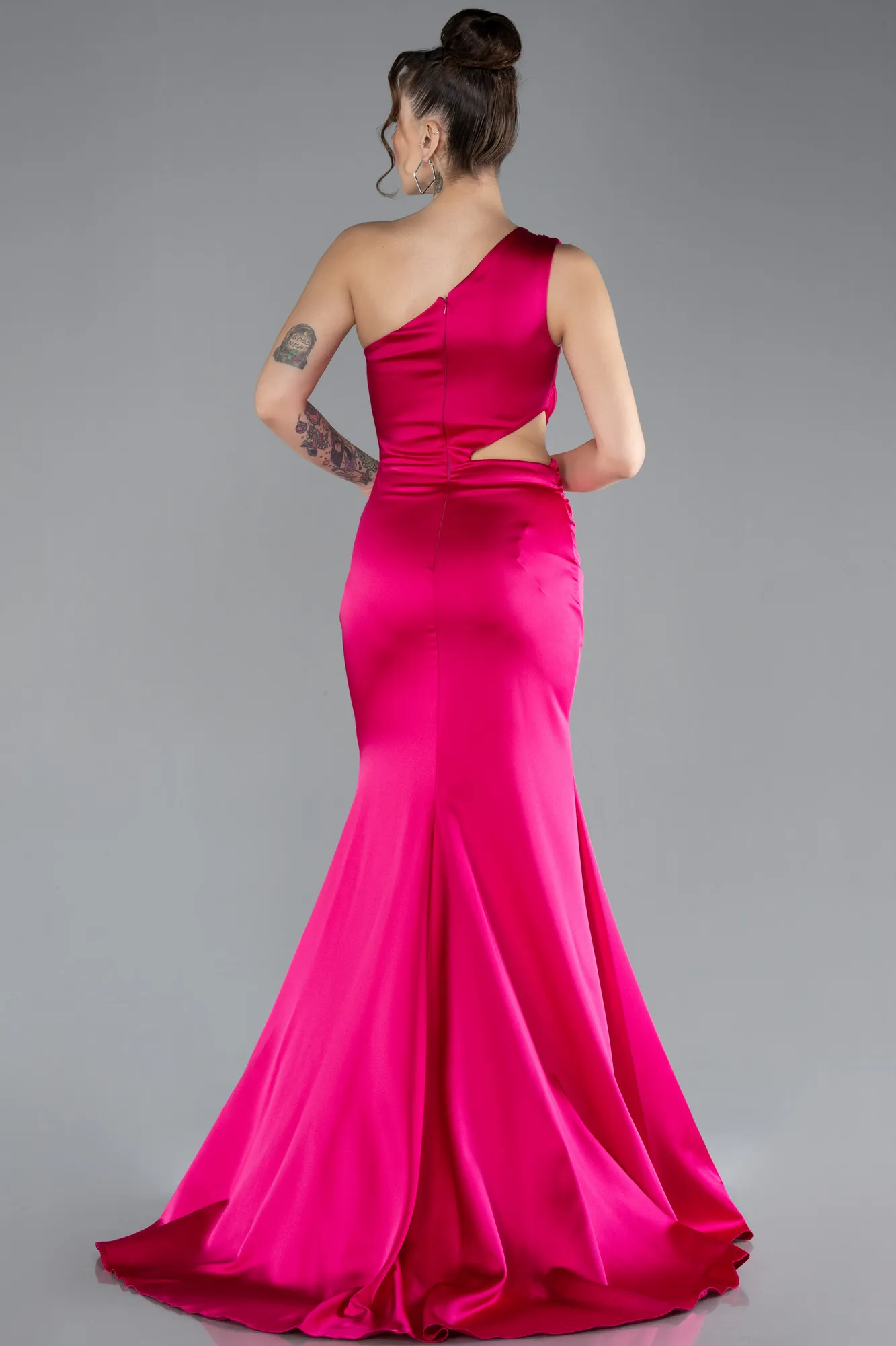 Long Satin Prom Gown ABU4409