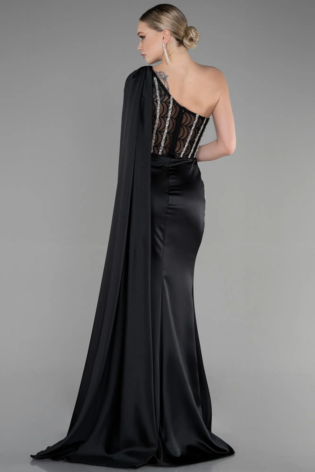 Long Satin Evening Dress ABU3603