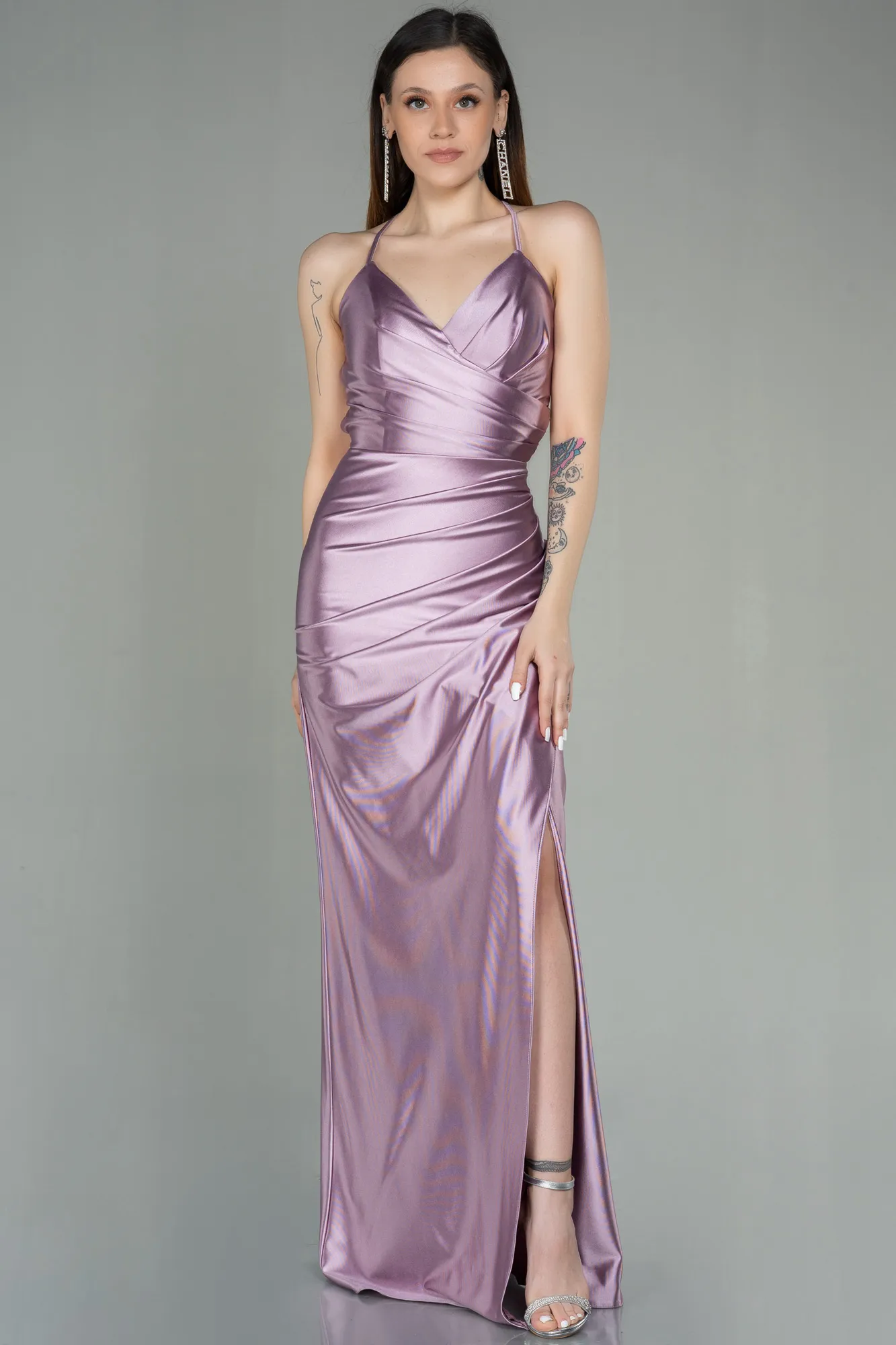 Long Satin Prom Gown ABU2800