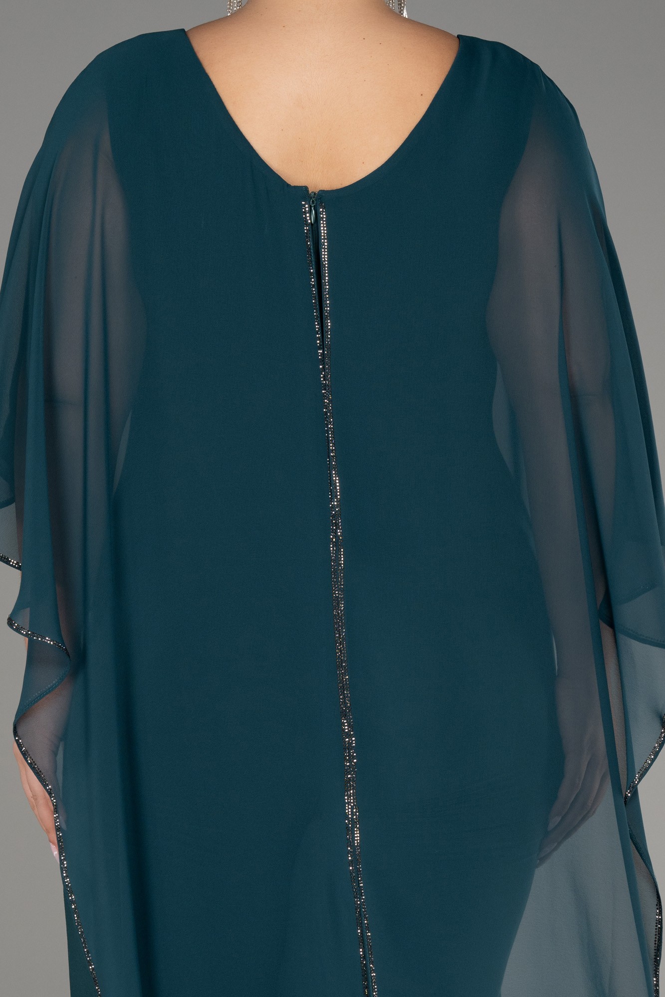 Chiffon Plus Size Cocktail Dress ABT112