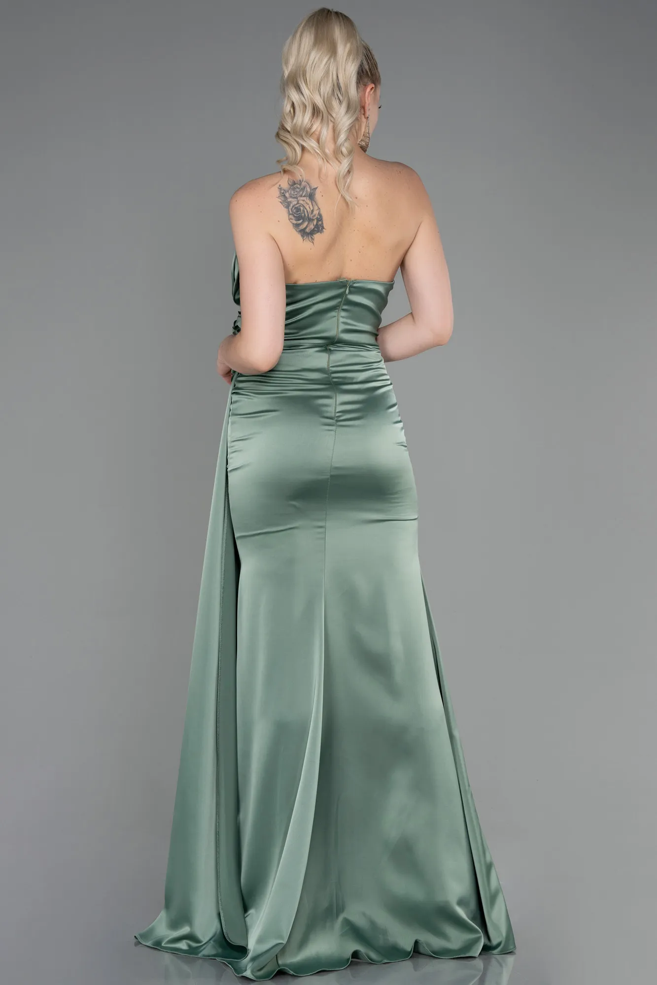 Long Satin Evening Dress ABU3234