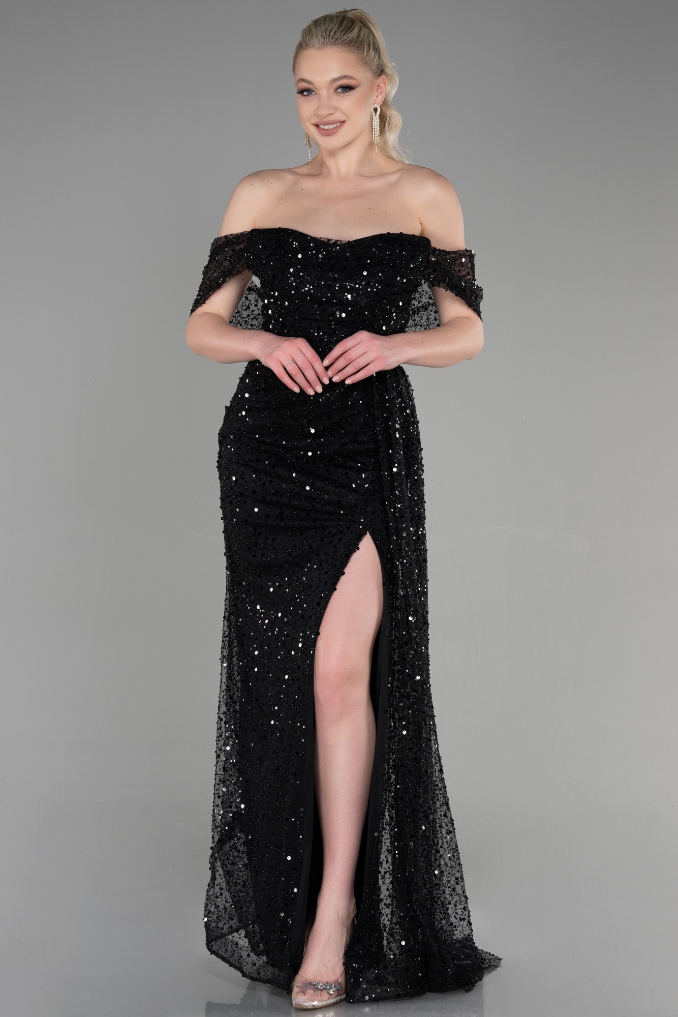 Long Scaly Evening Dress ABU3577