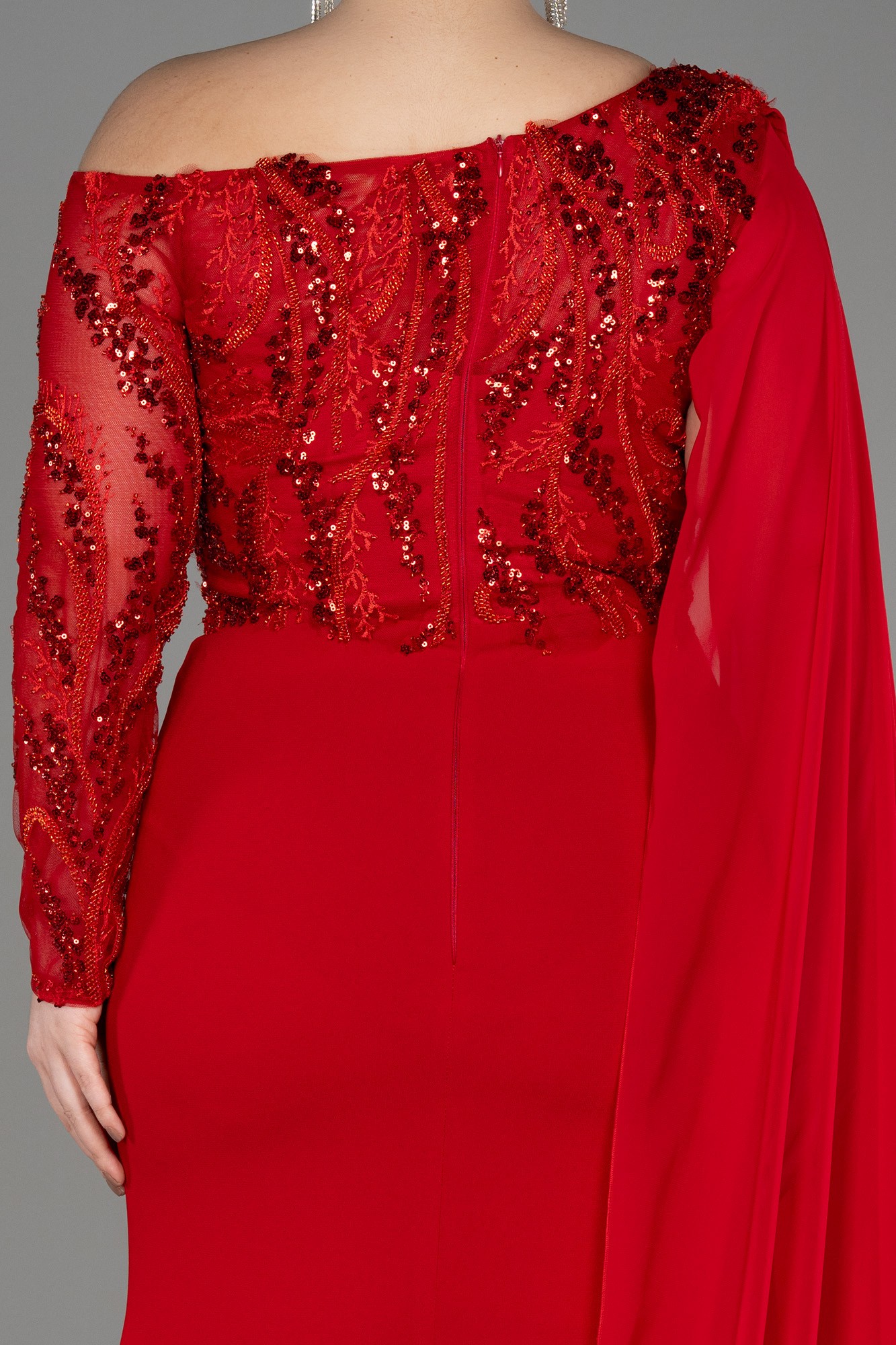 Long Dantelle Plus Size Evening Dress ABU3512