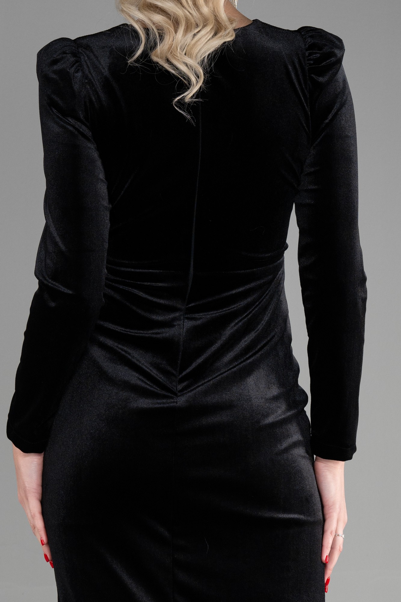 Midi Velvet Invitation Dress ABK1896