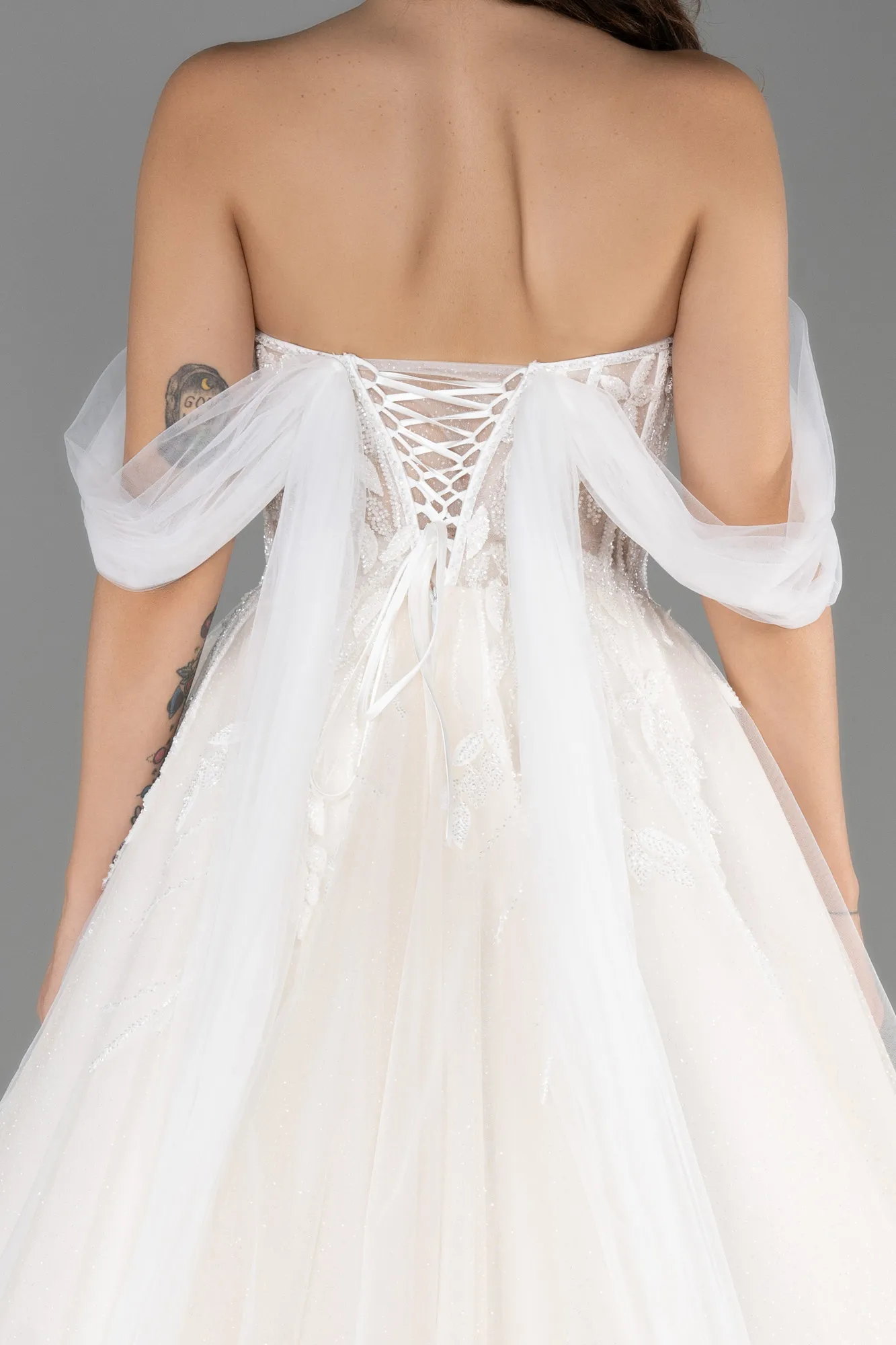 Long Wedding Dress ABG031