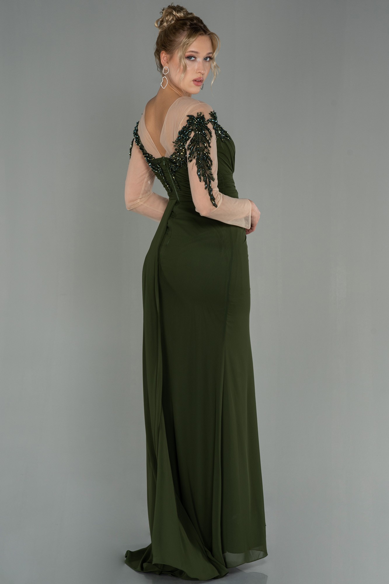 Long Chiffon Evening Dress ABU3012