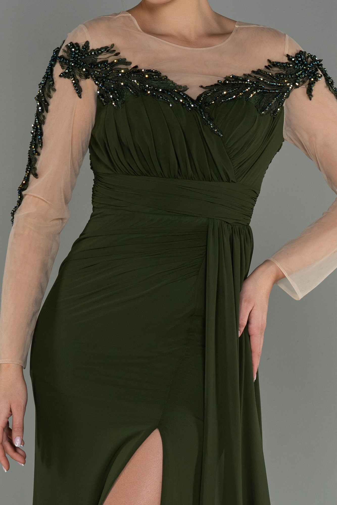 Long Chiffon Evening Dress ABU3012