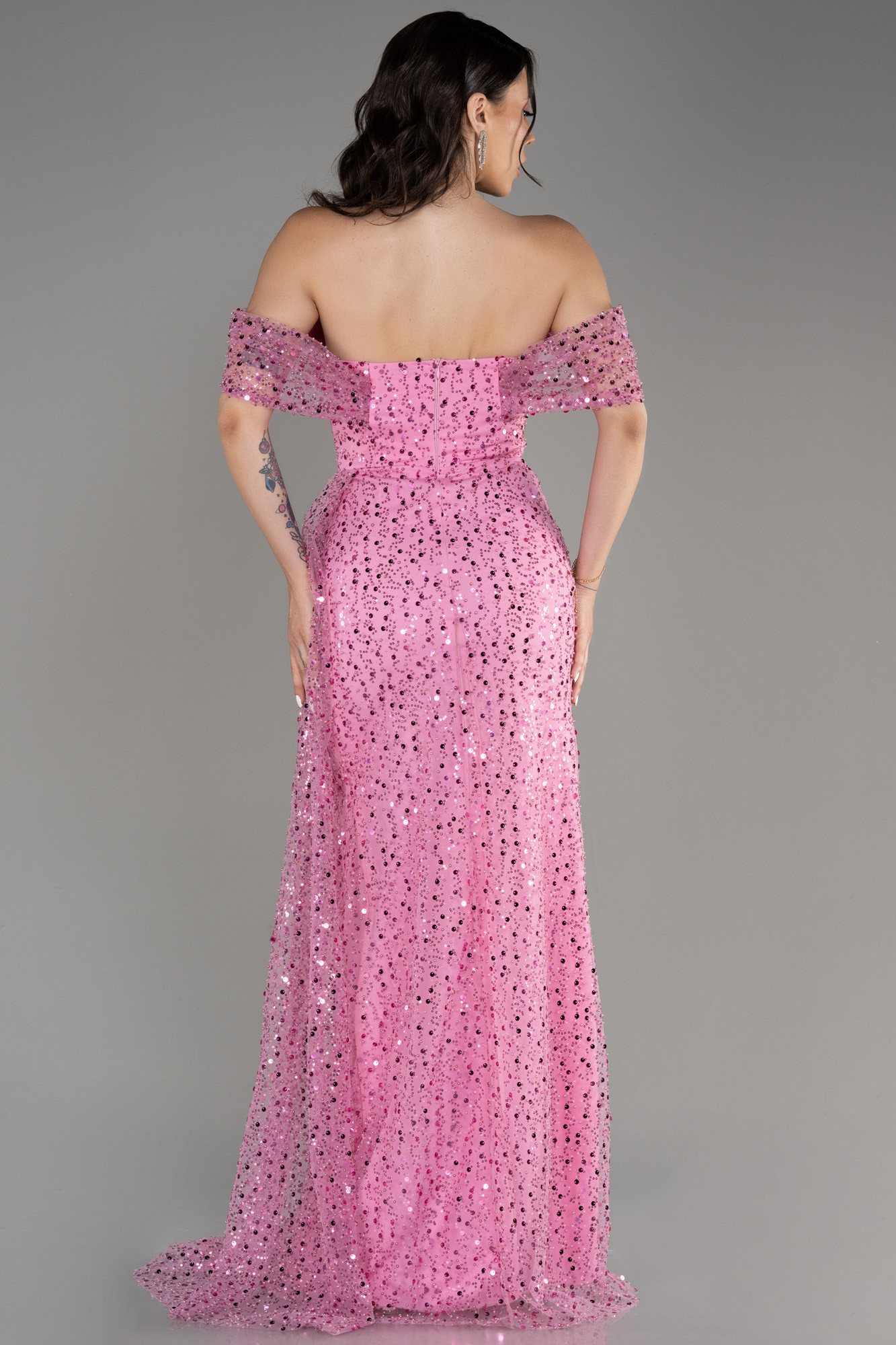 Long Scaly Evening Dress ABU3577