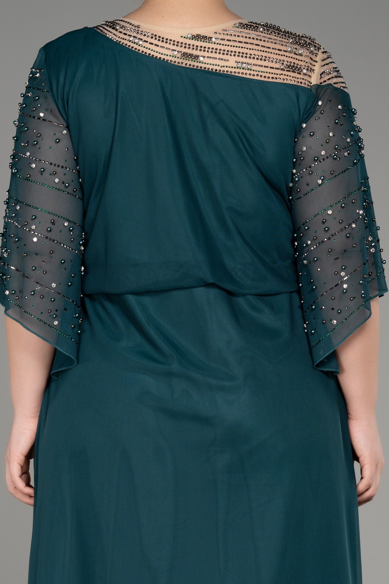 Long Plus Size Engagement Dress ABU3650