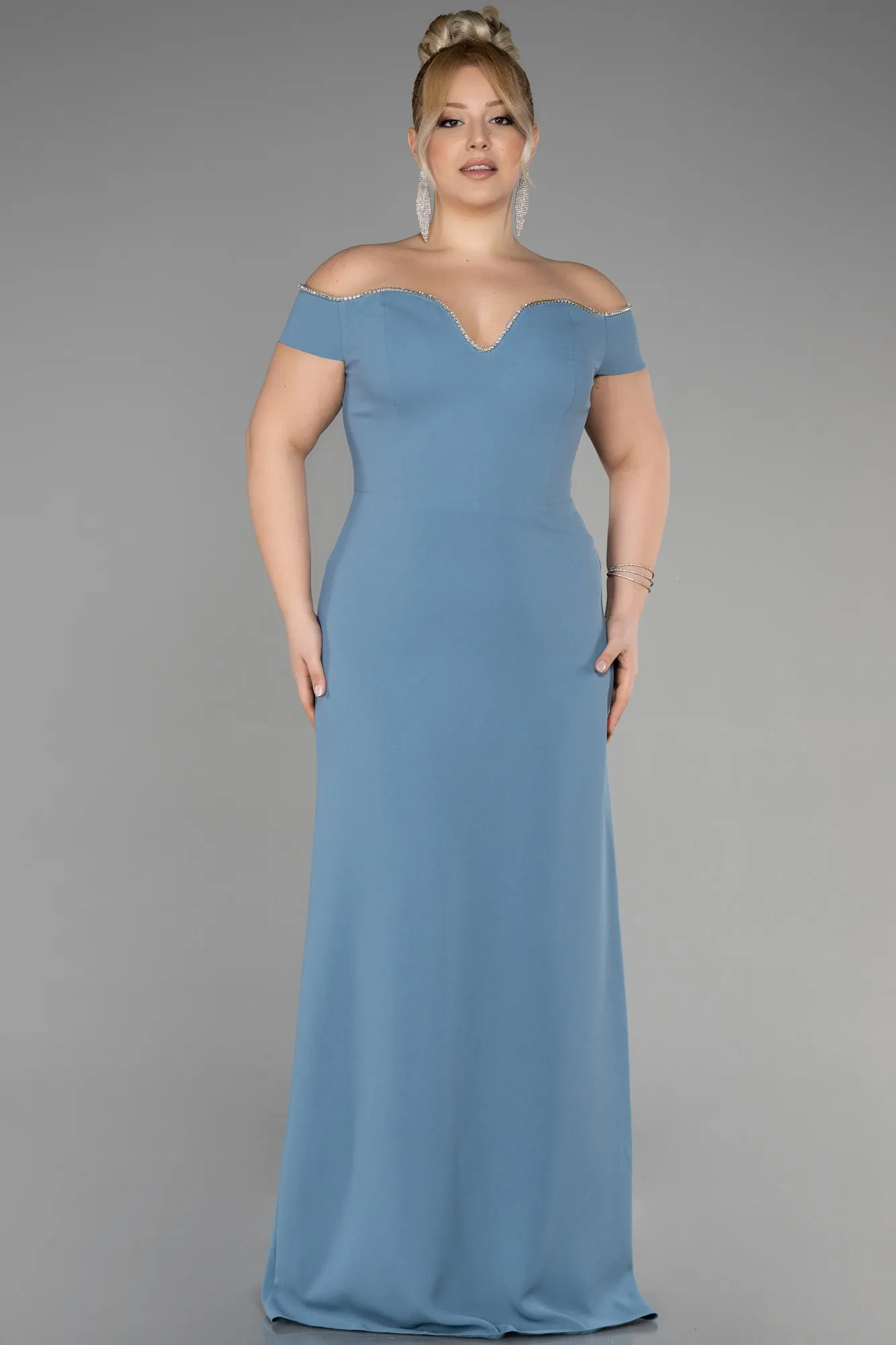 Long Plus Size Evening Dress ABU3582