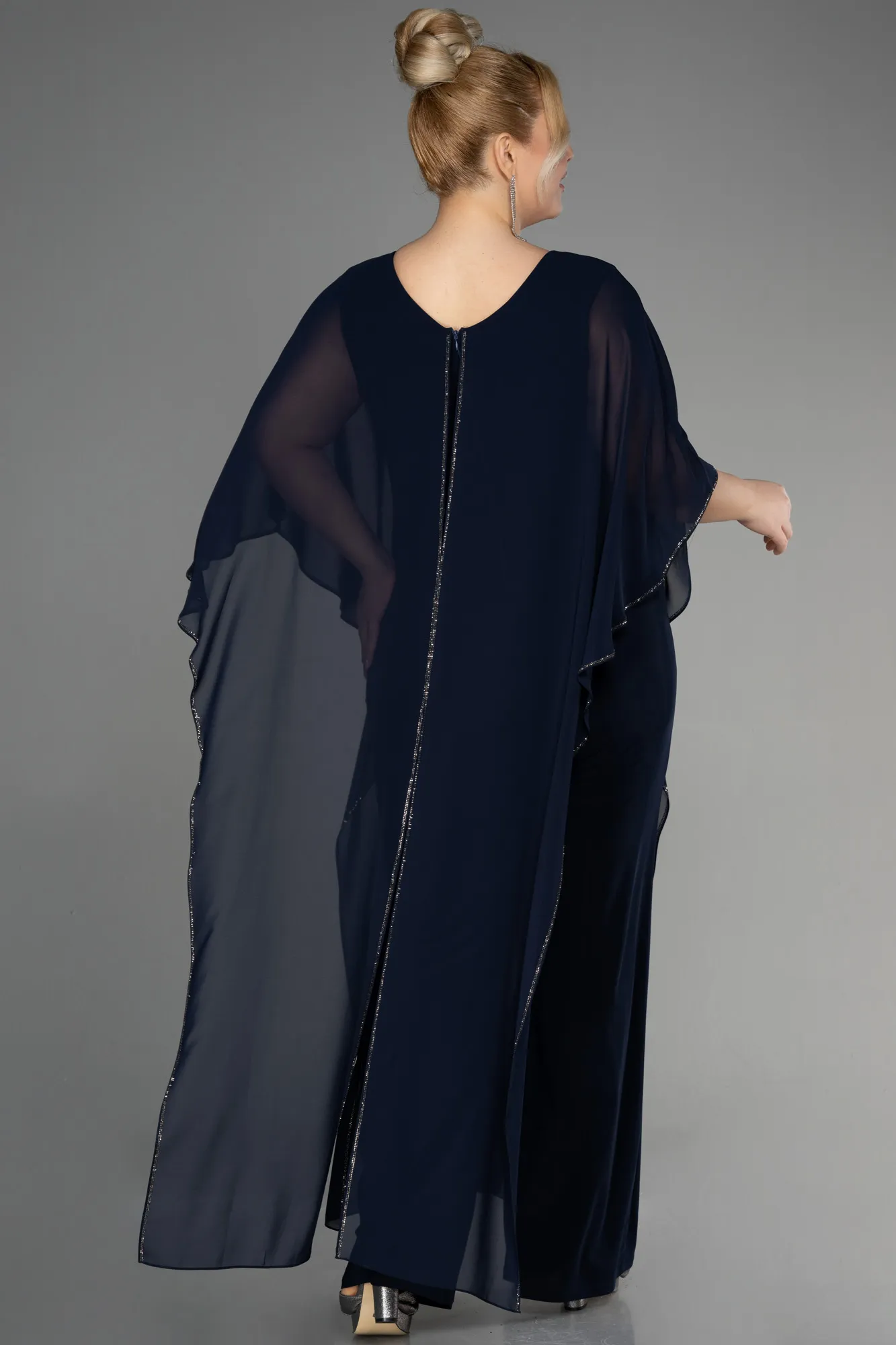 Chiffon Plus Size Cocktail Dress ABT112