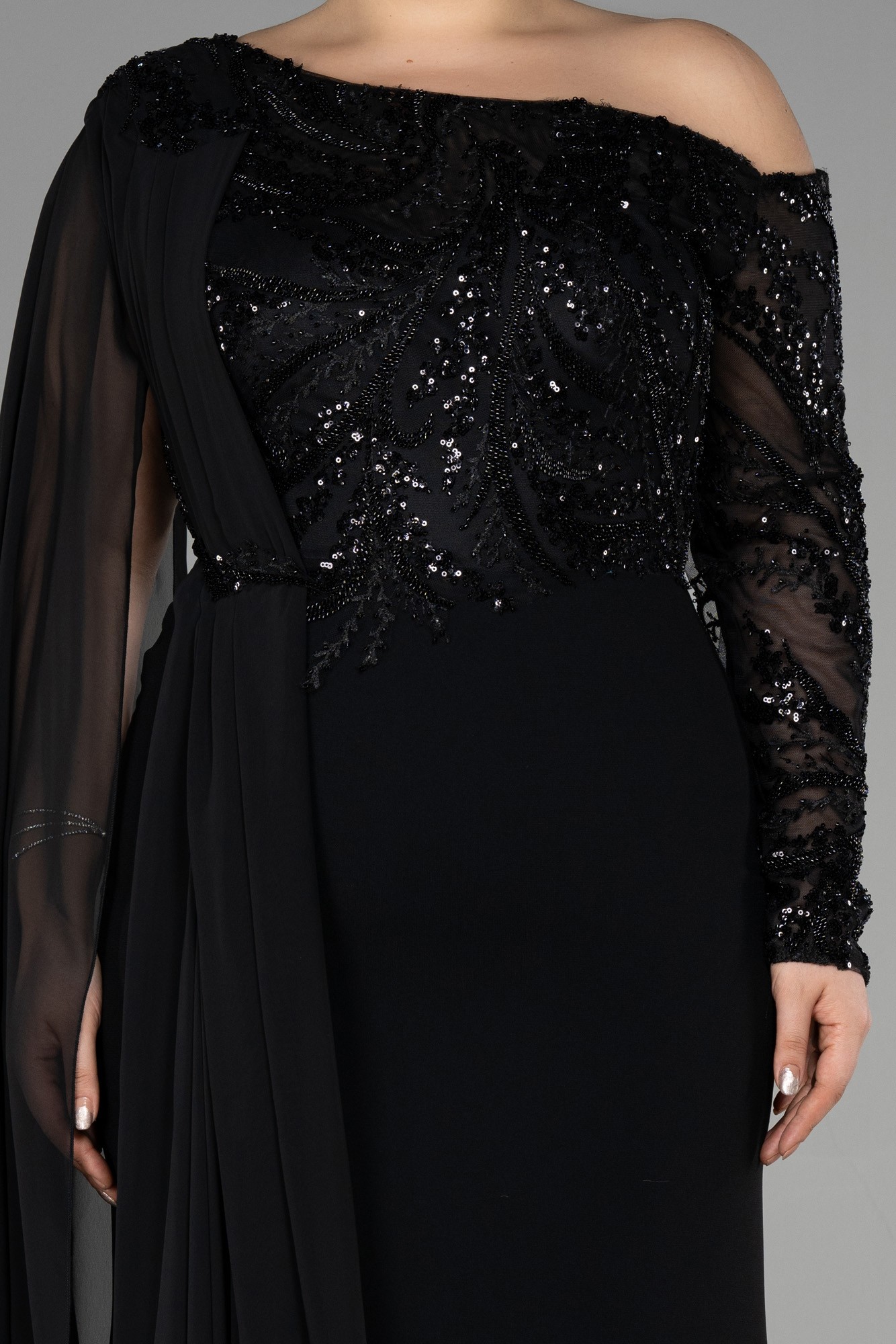 Long Dantelle Plus Size Evening Dress ABU3512