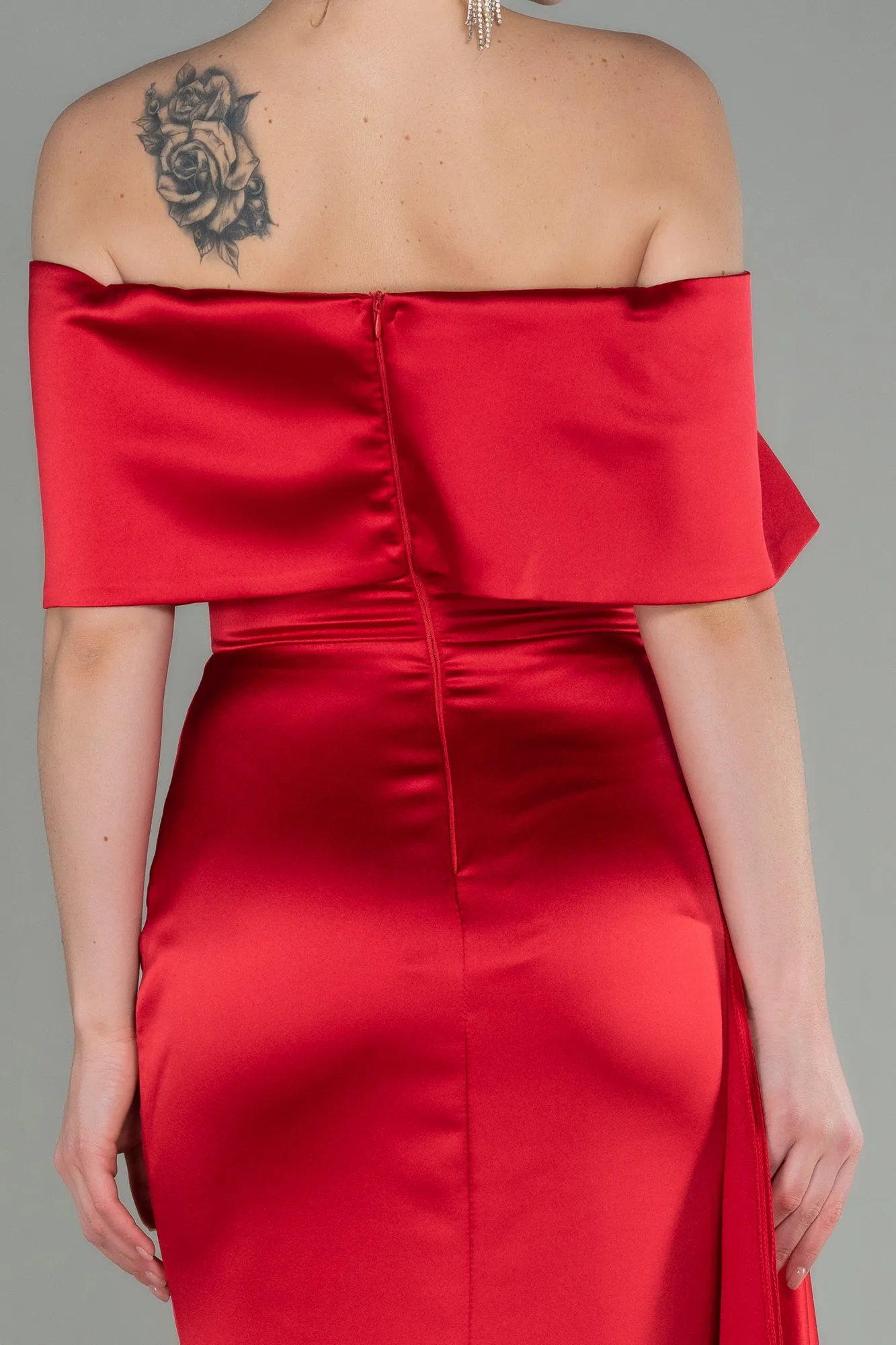 Long Satin Evening Dress ABU2893