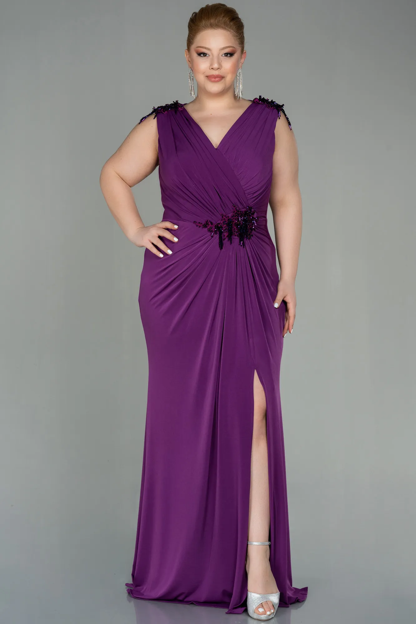 Long Plus Size Evening Dress ABU2854