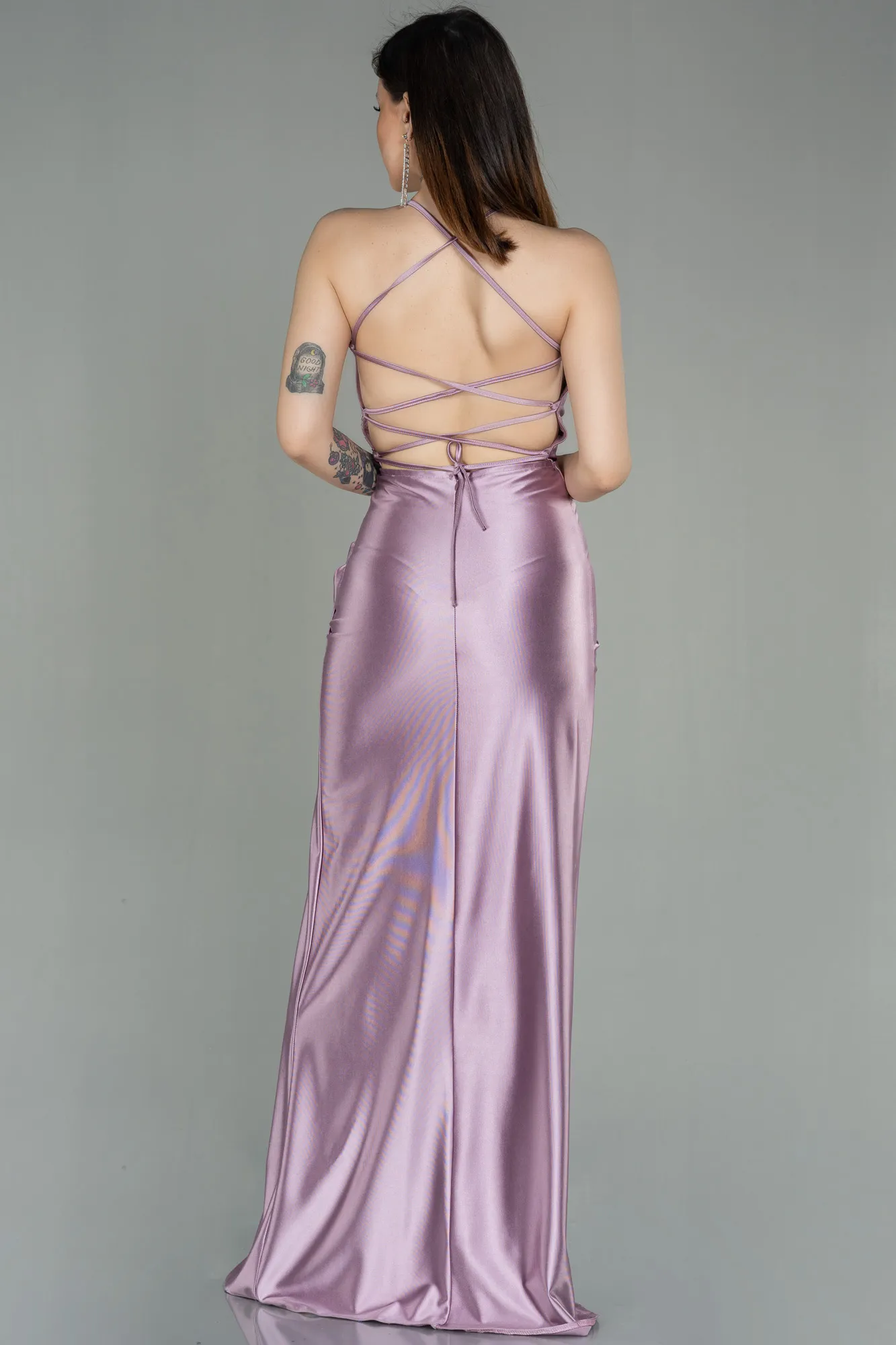 Long Satin Prom Gown ABU2800
