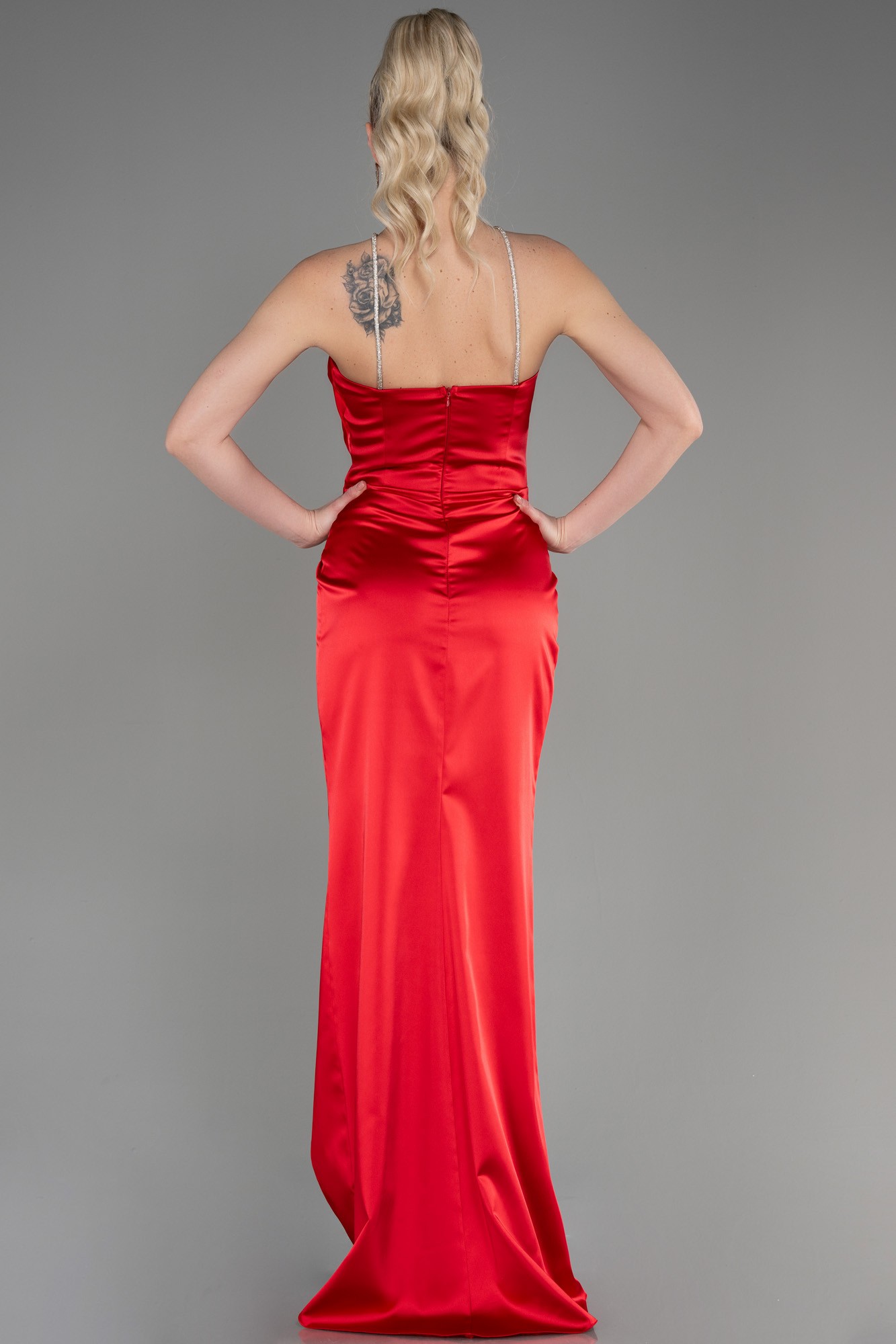 Long Satin Prom Gown ABU3525