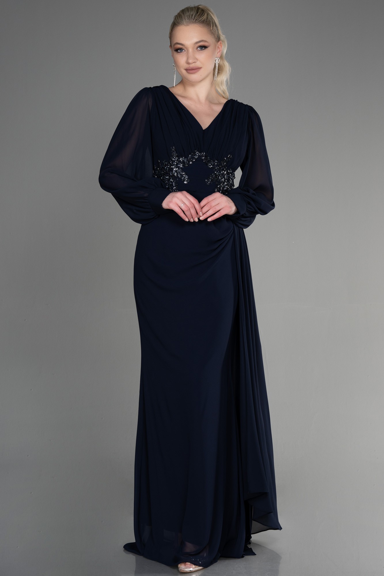 Long Chiffon Evening Dress ABU3627