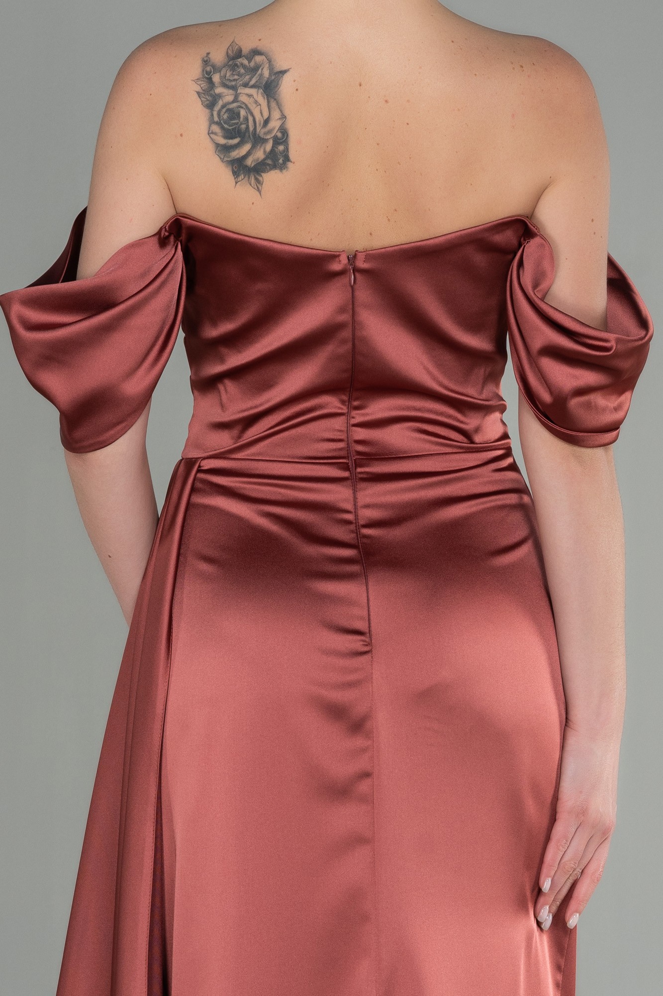 Long Satin Evening Dress ABU2661