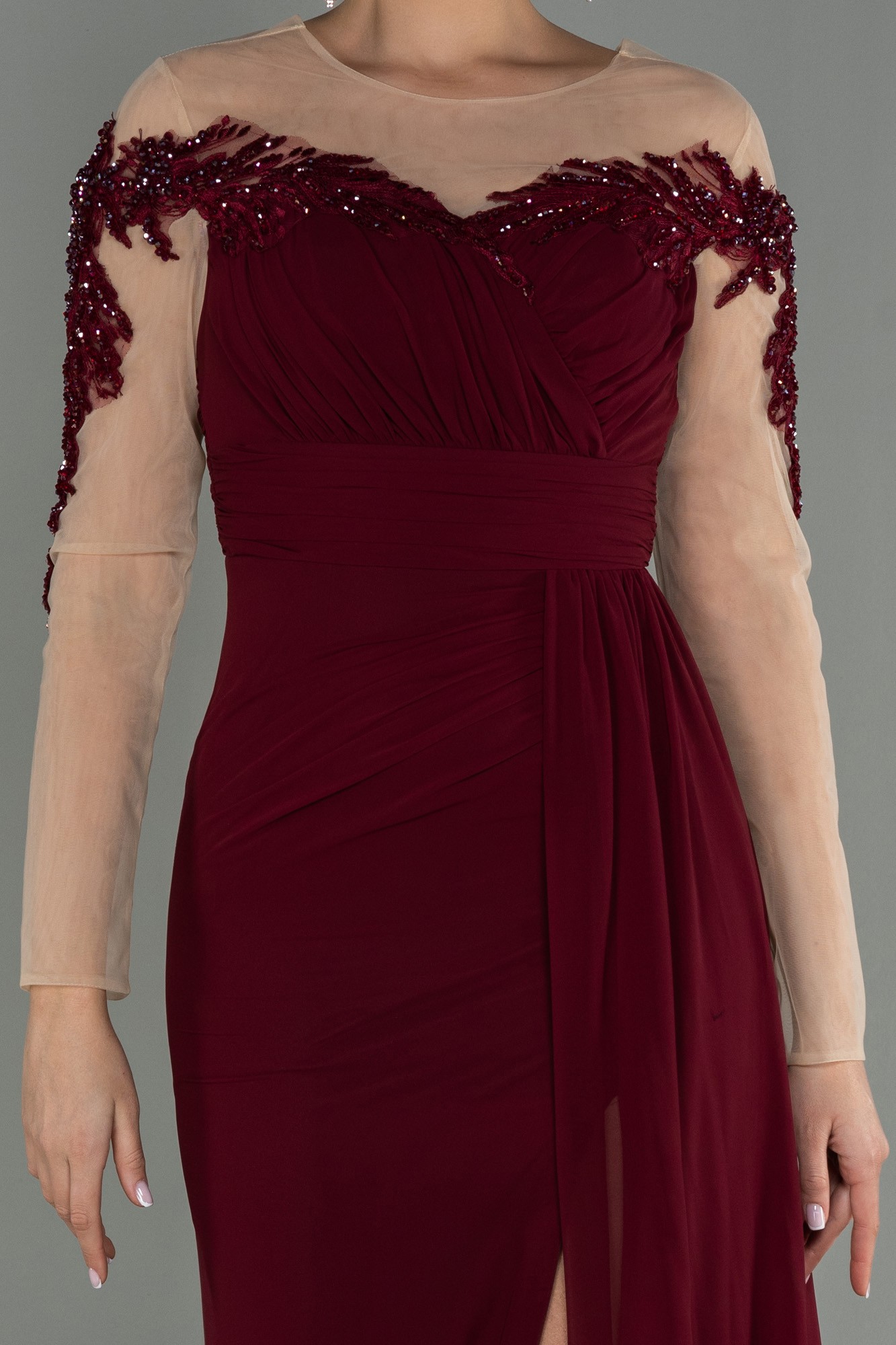Long Chiffon Evening Dress ABU3012