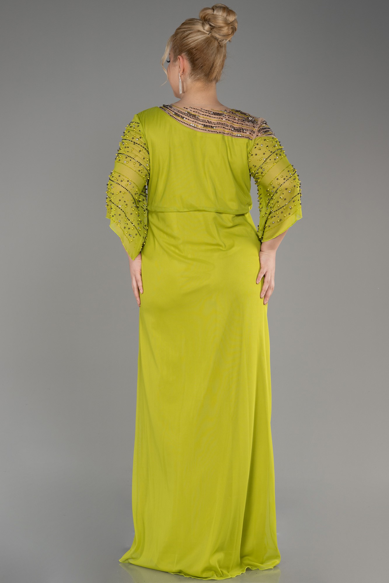 Long Plus Size Engagement Dress ABU3650