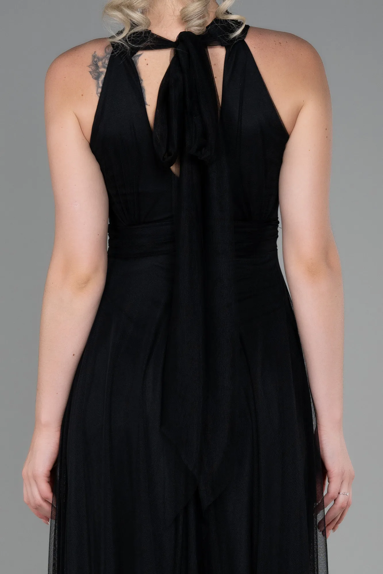 Halter Neck Long Graduation Prom Dress ABU3252