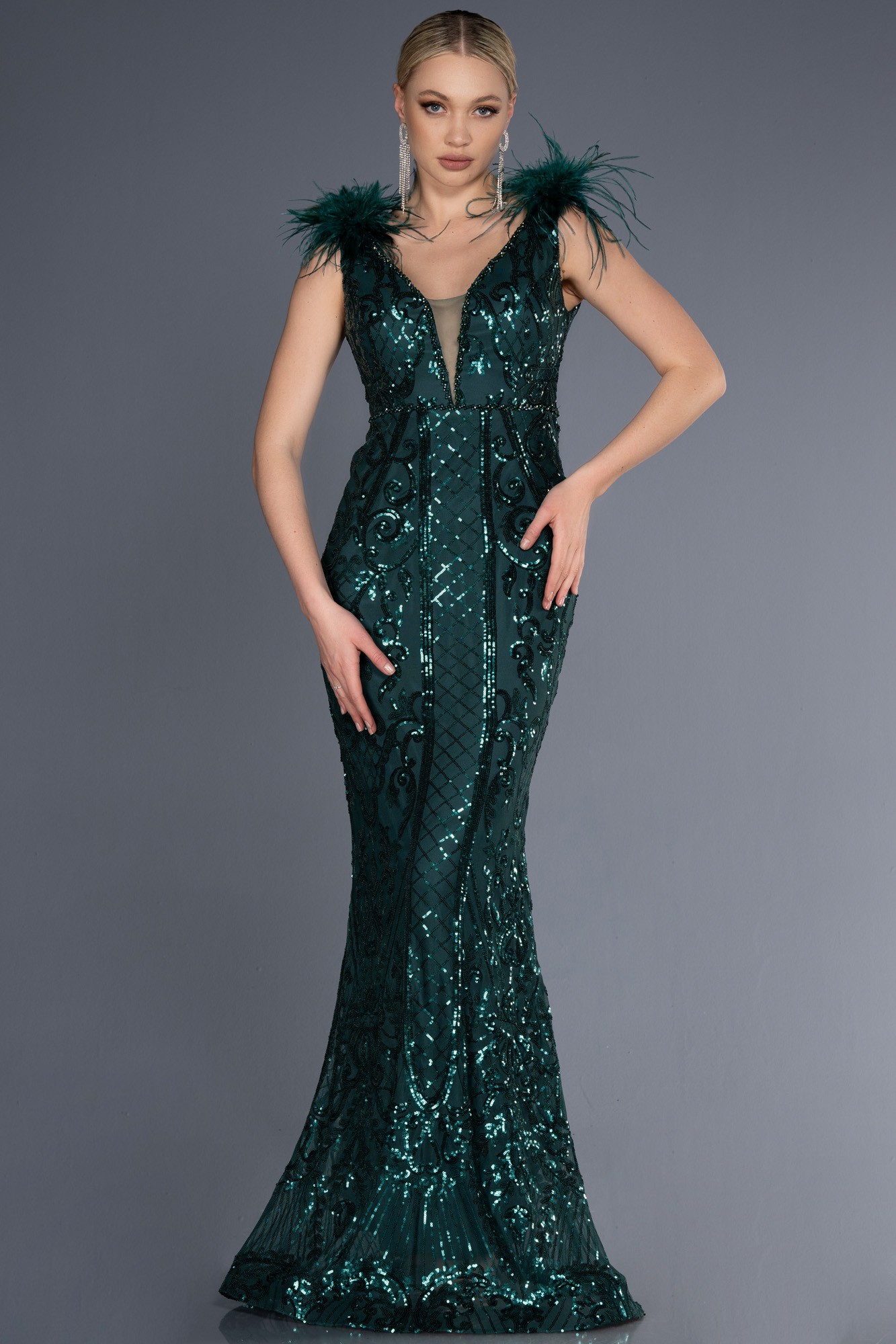 Long Mermaid Prom Dress ABU3669