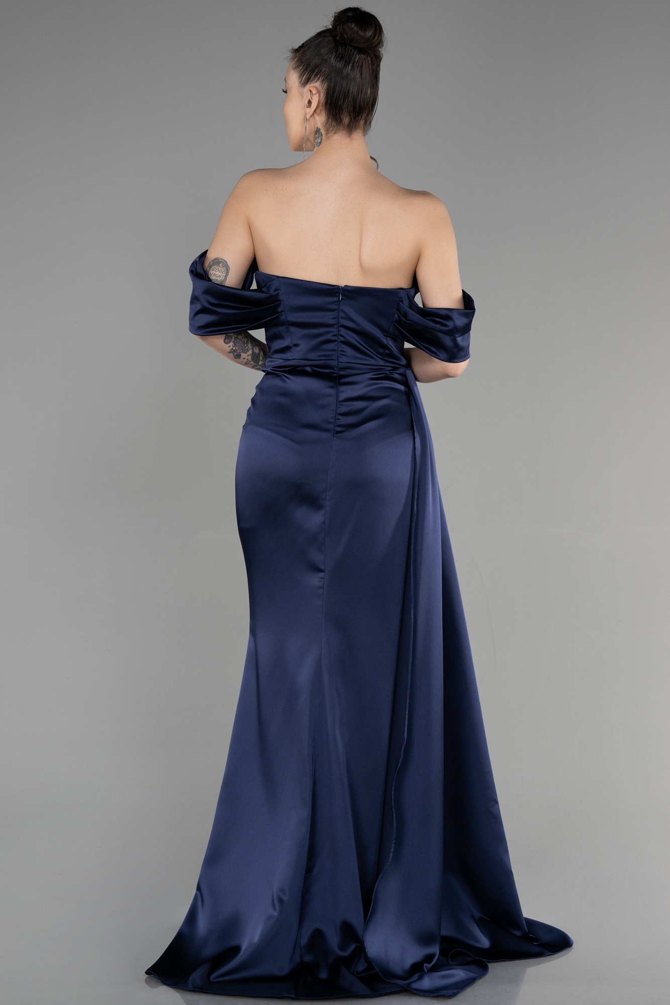 Long Satin Prom Gown ABU3514