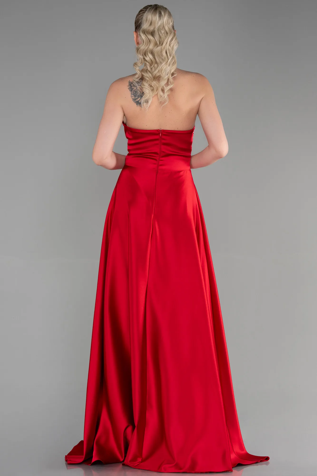 Long Satin Evening Dress ABU3385