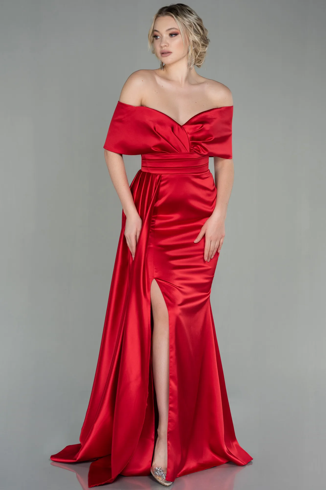 Long Satin Evening Dress ABU2893