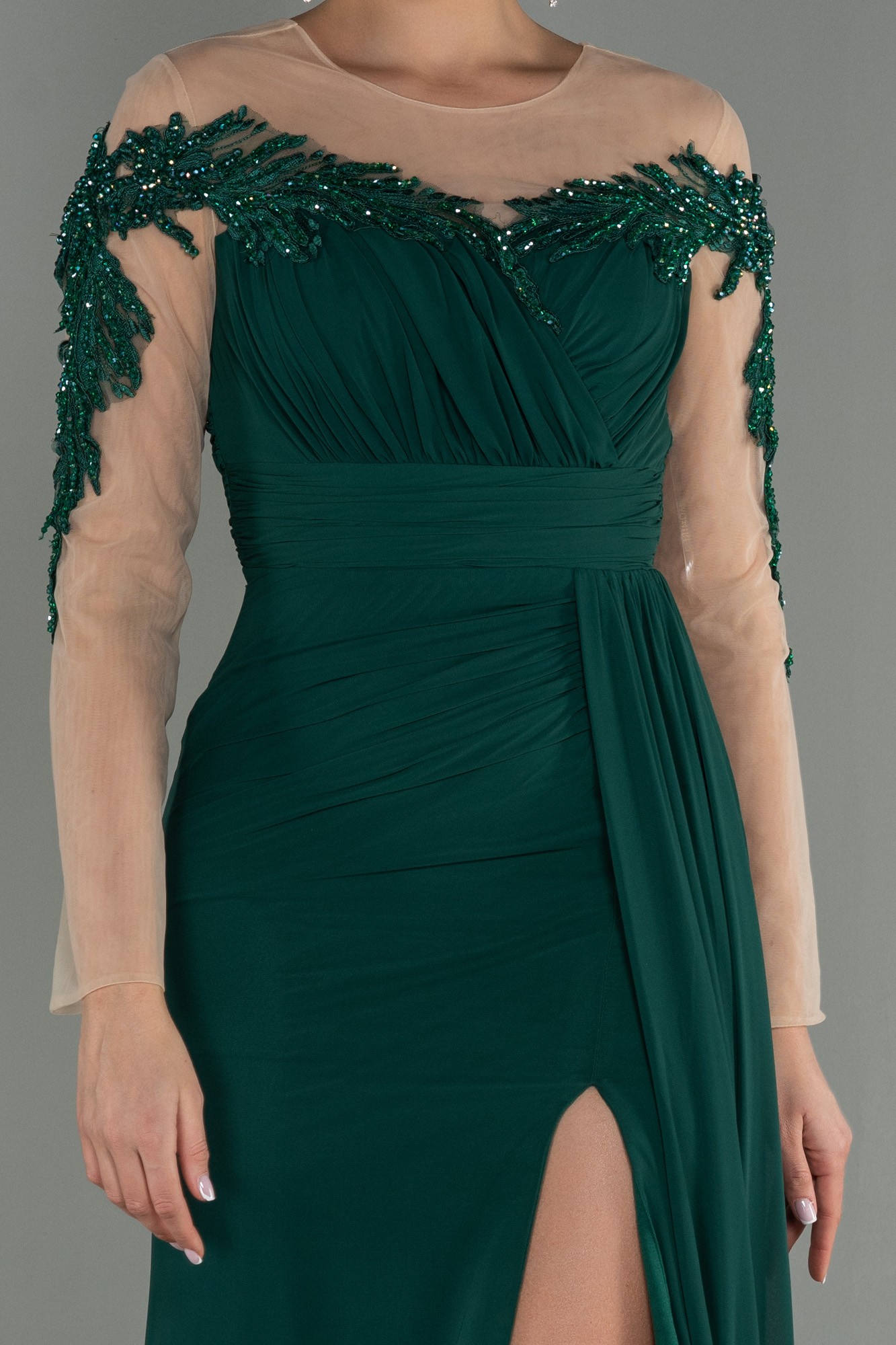 Long Chiffon Evening Dress ABU3012