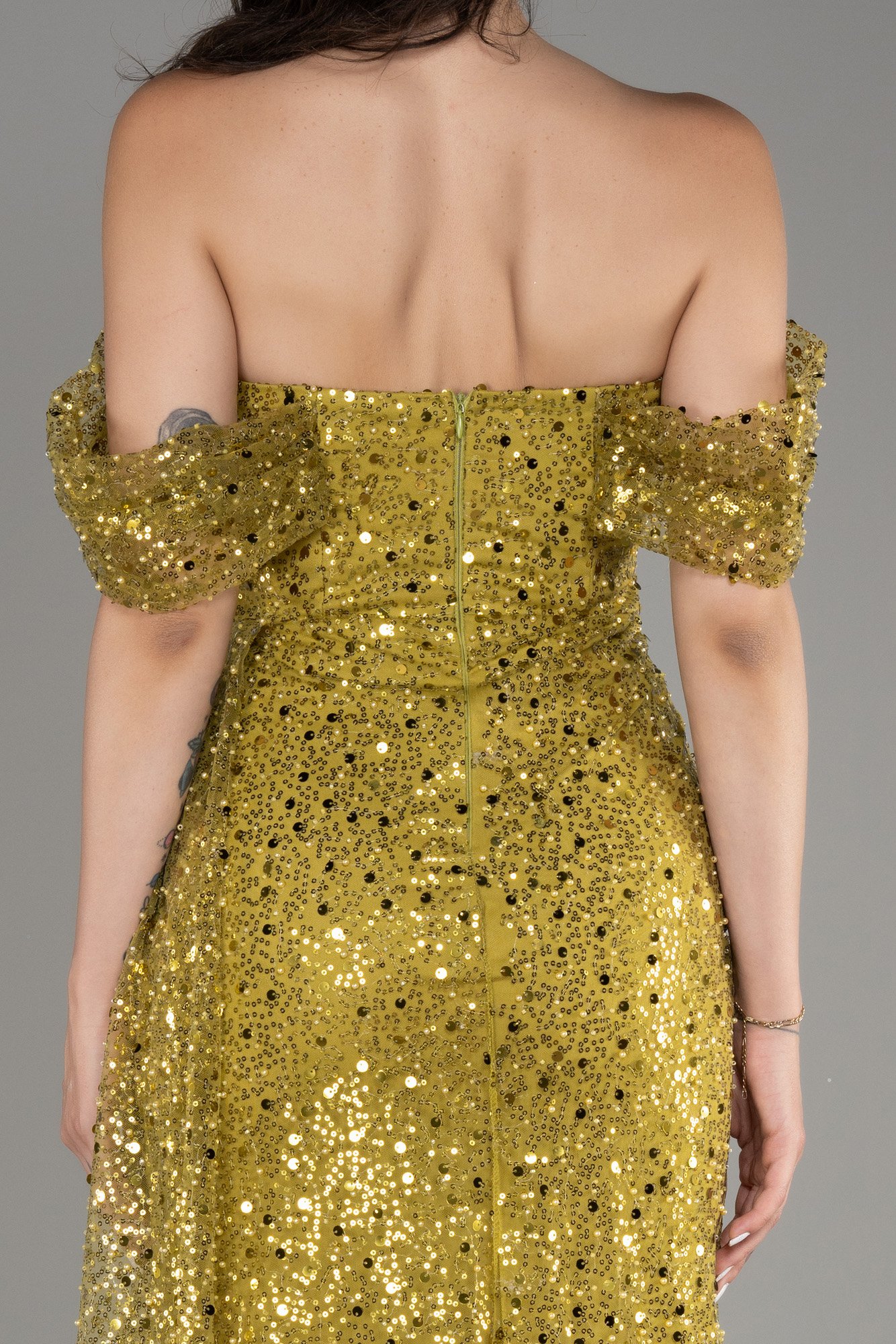 Long Scaly Evening Dress ABU3577