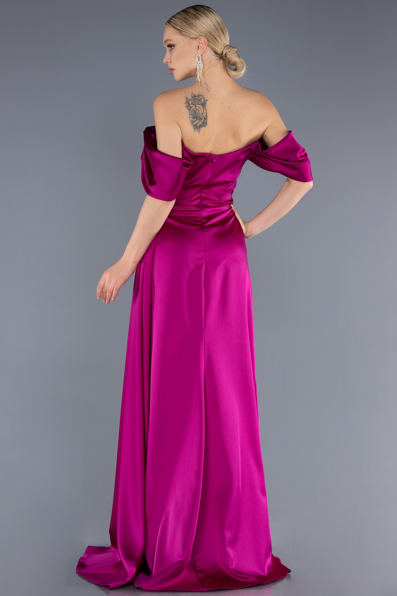 Long Satin Evening Dress ABU2661