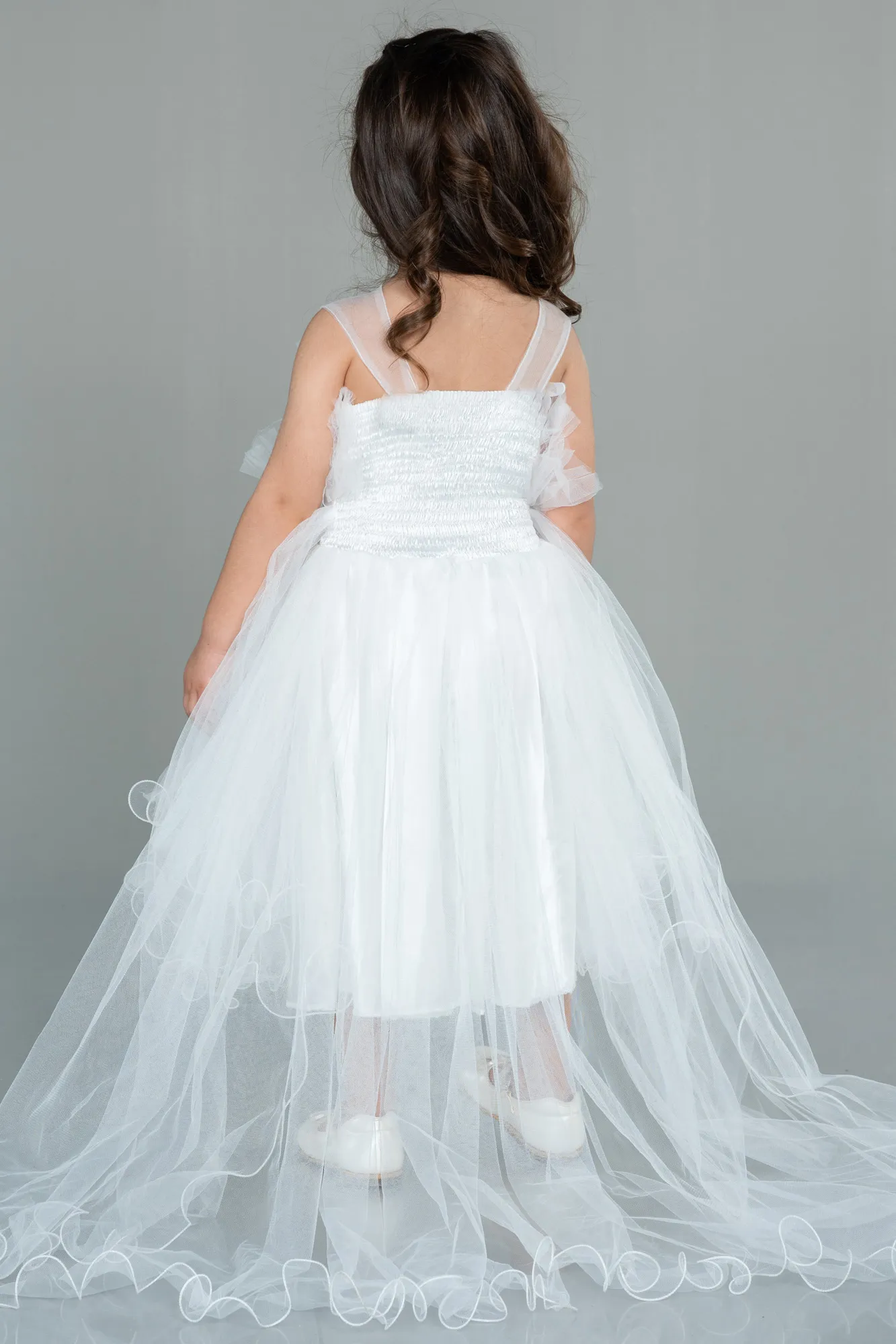 Front Short Back Long Girl Dress ABO100