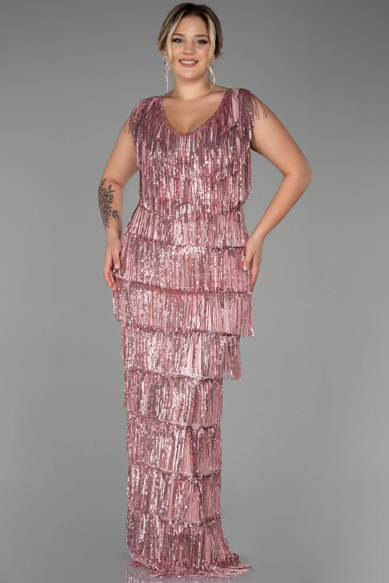 Long Plus Size Evening Dress ABU3320