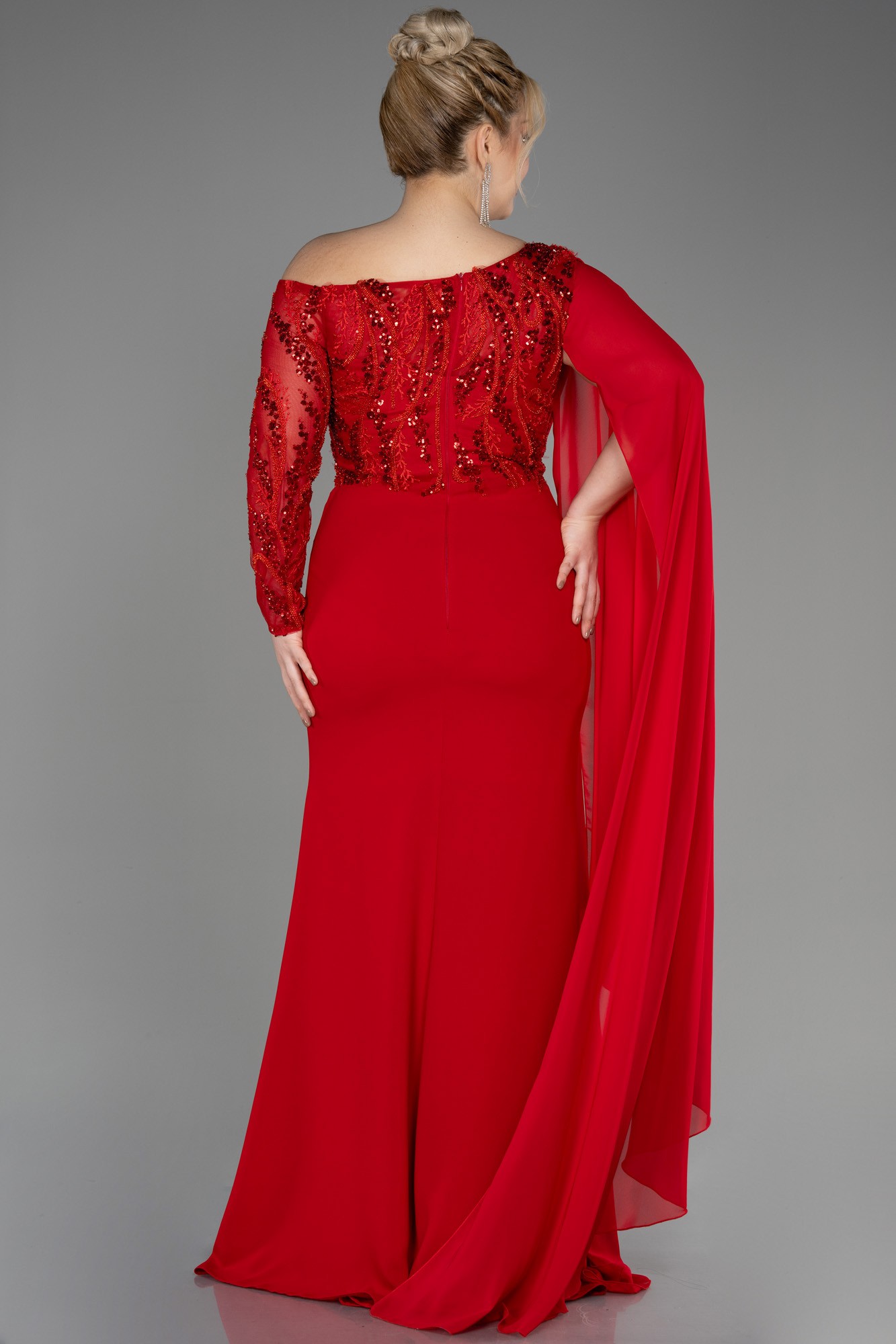 Long Dantelle Plus Size Evening Dress ABU3512